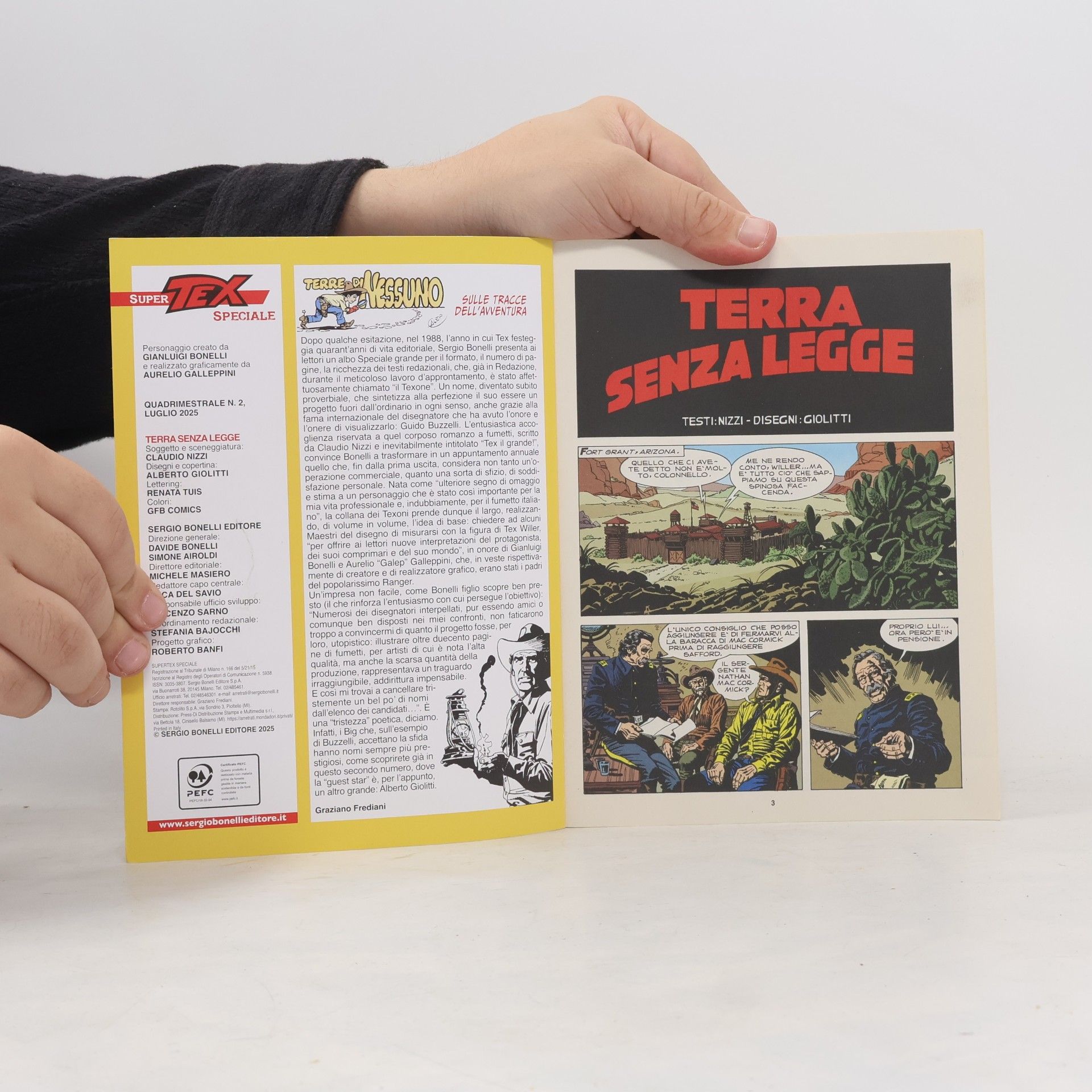 Collectif d'auteurs Tex Speciale 2. Terra senza Legge