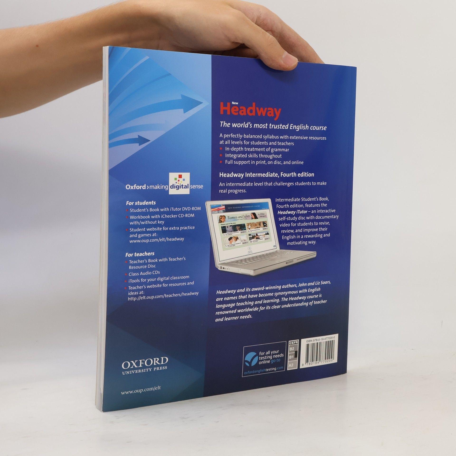 John Soars New Headway: Intermediate Fourth Edition: Student's Book and iTutor Pack