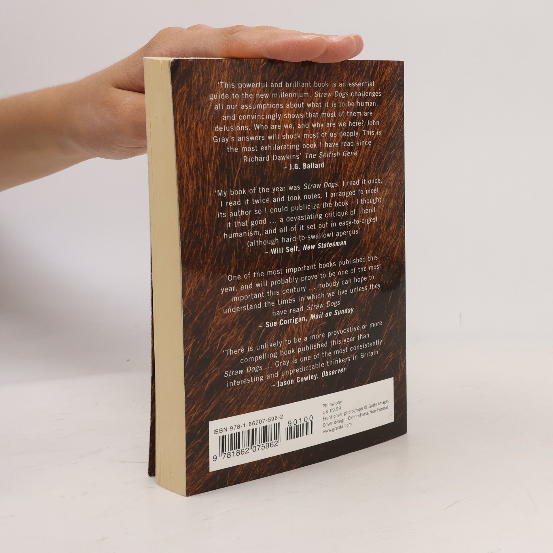 John Gray Straw dogs : thoughts on humans and other animals