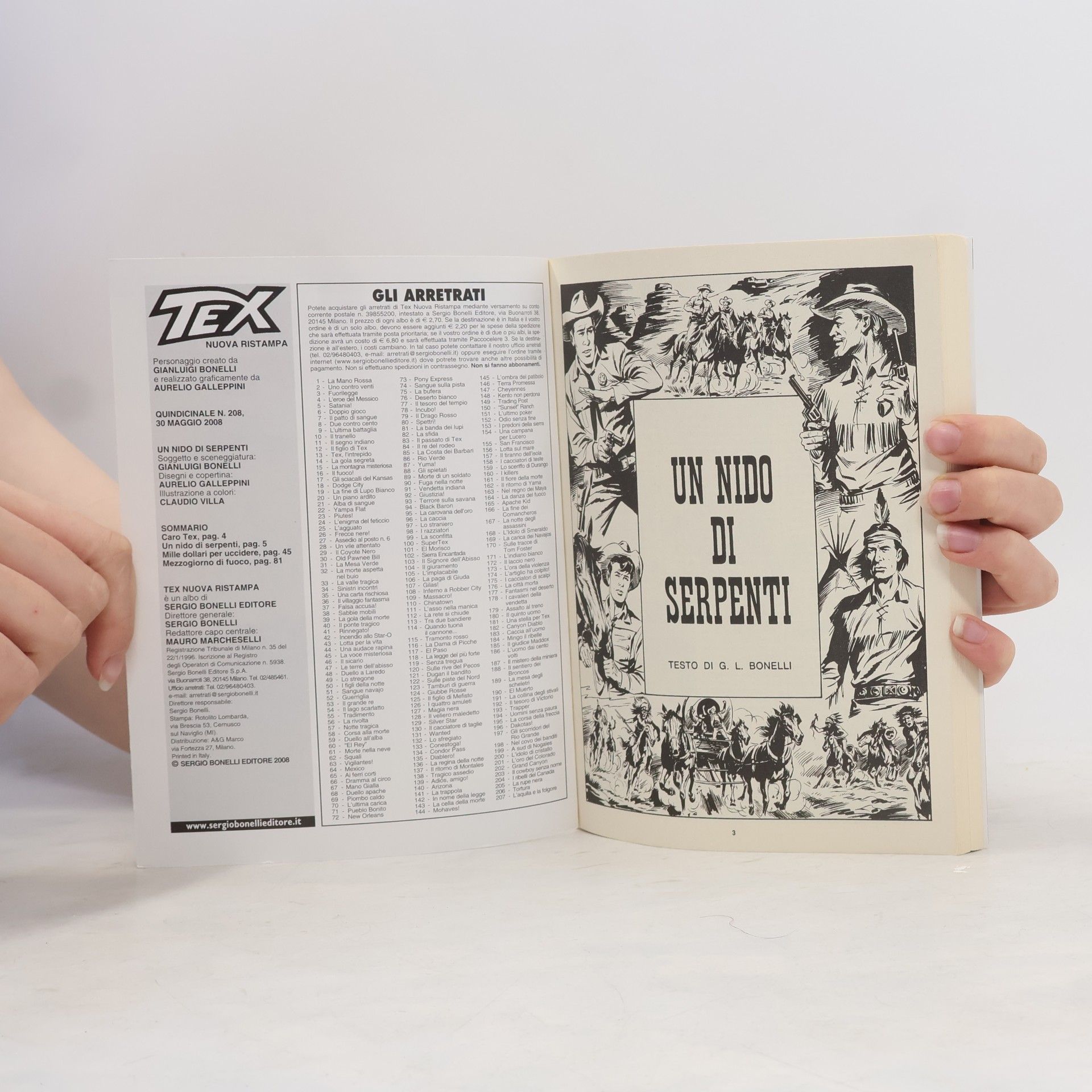 Collectif d'auteurs Tex 208. Un nido di serpenti