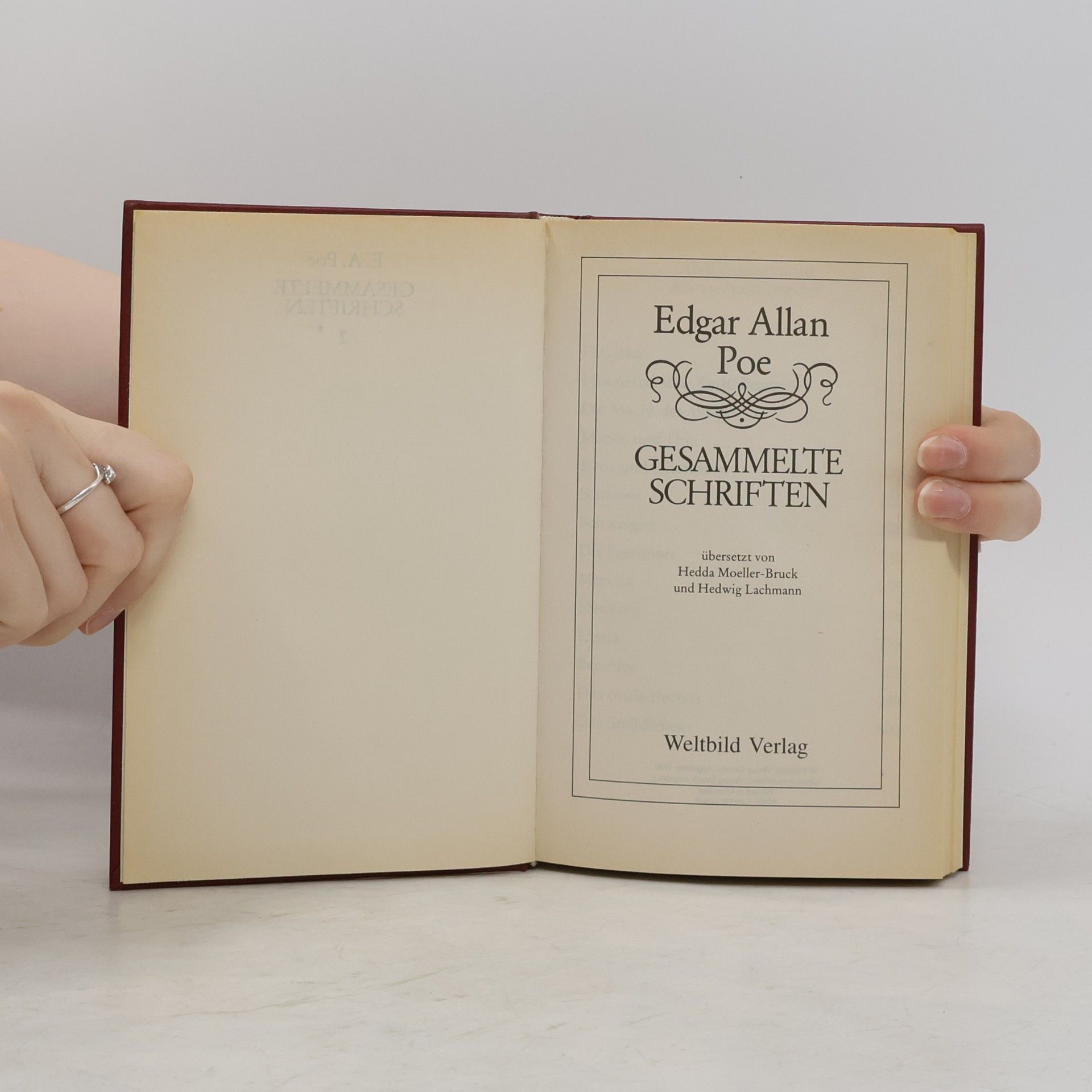 Edgar Allan Poe Gesammelte Schriften