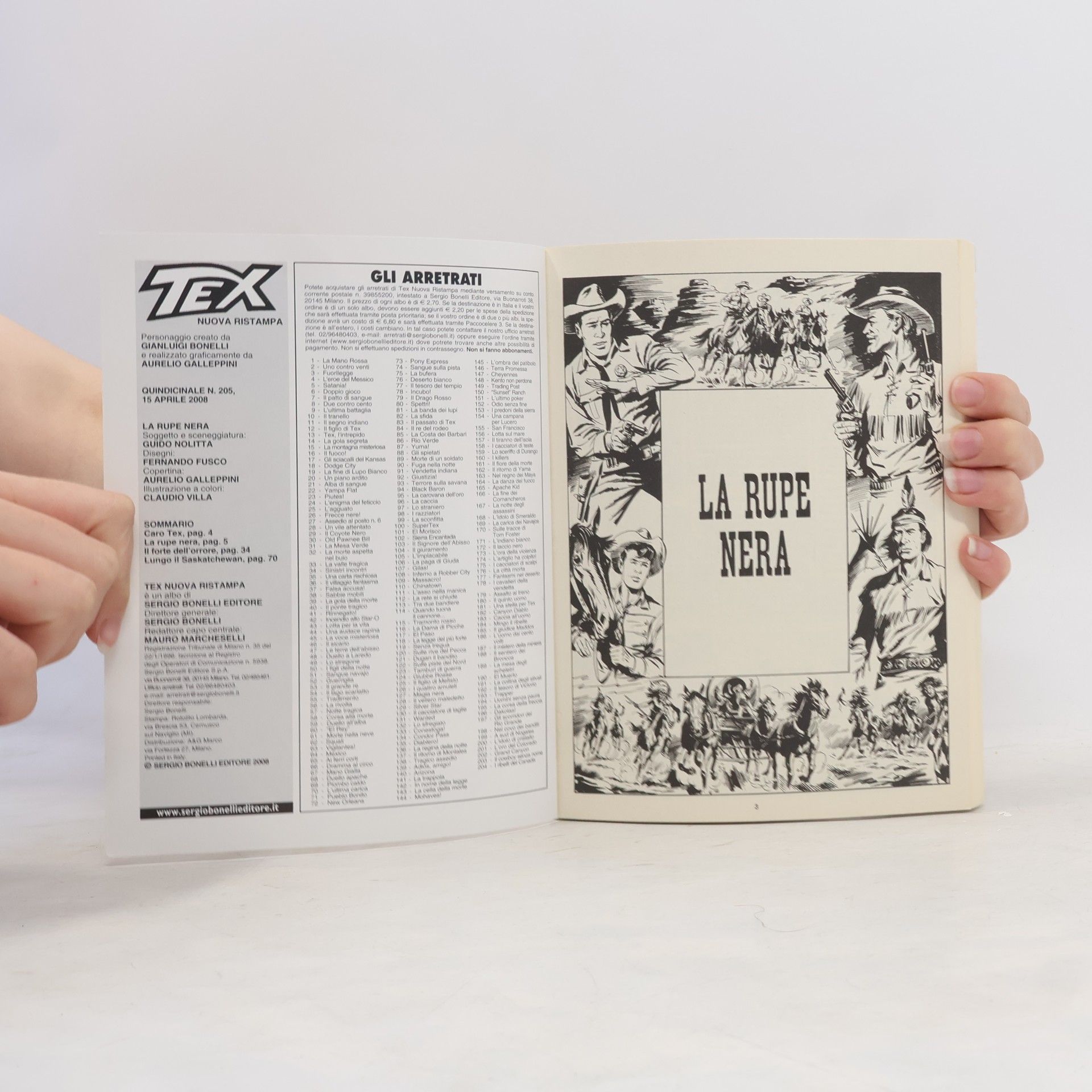 Collectif d'auteurs Tex 205: La rupe nera