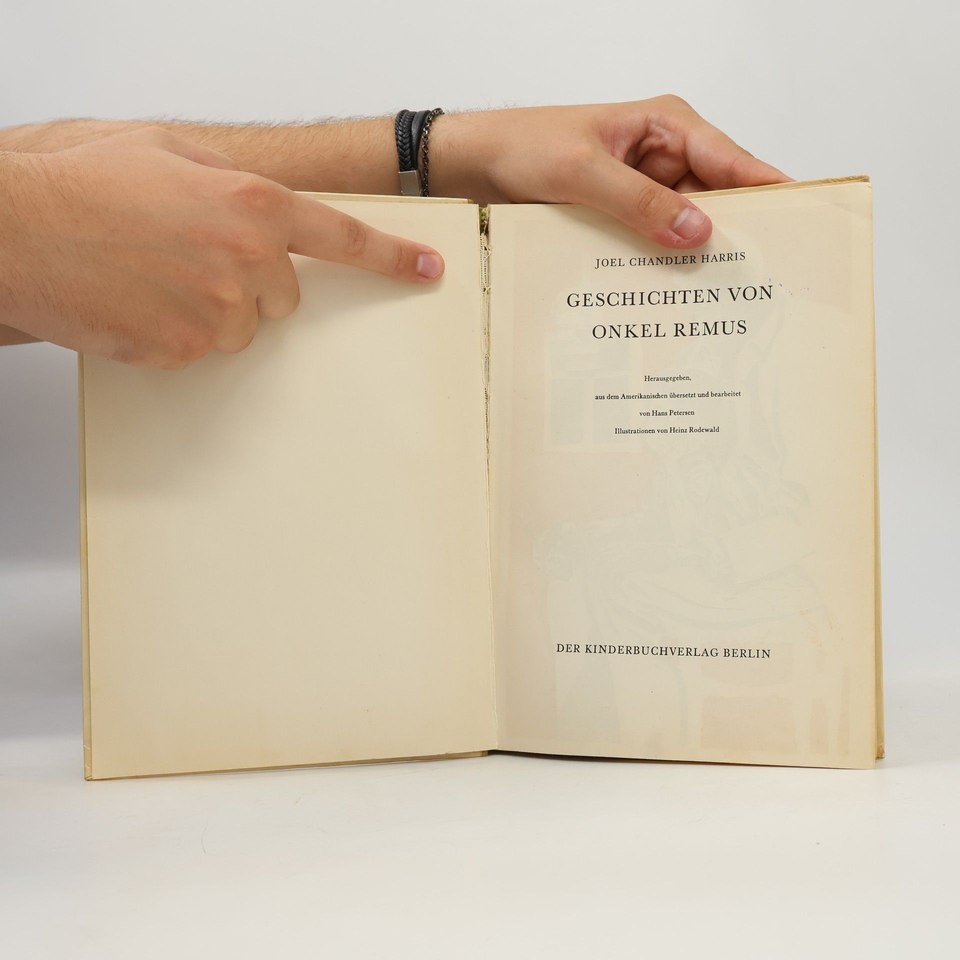 Joel Chandler Harris Geschichten von Onkel Remus