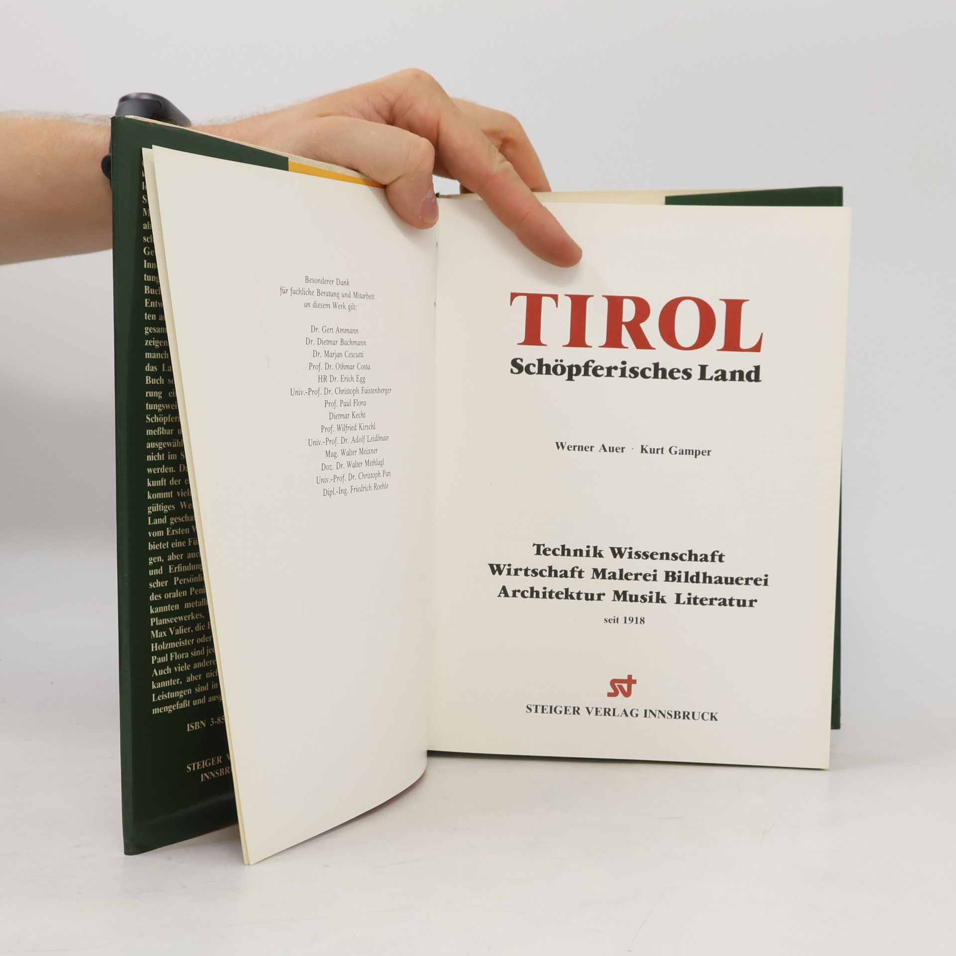 Werner Auer Tirol. Schöpferisches Land