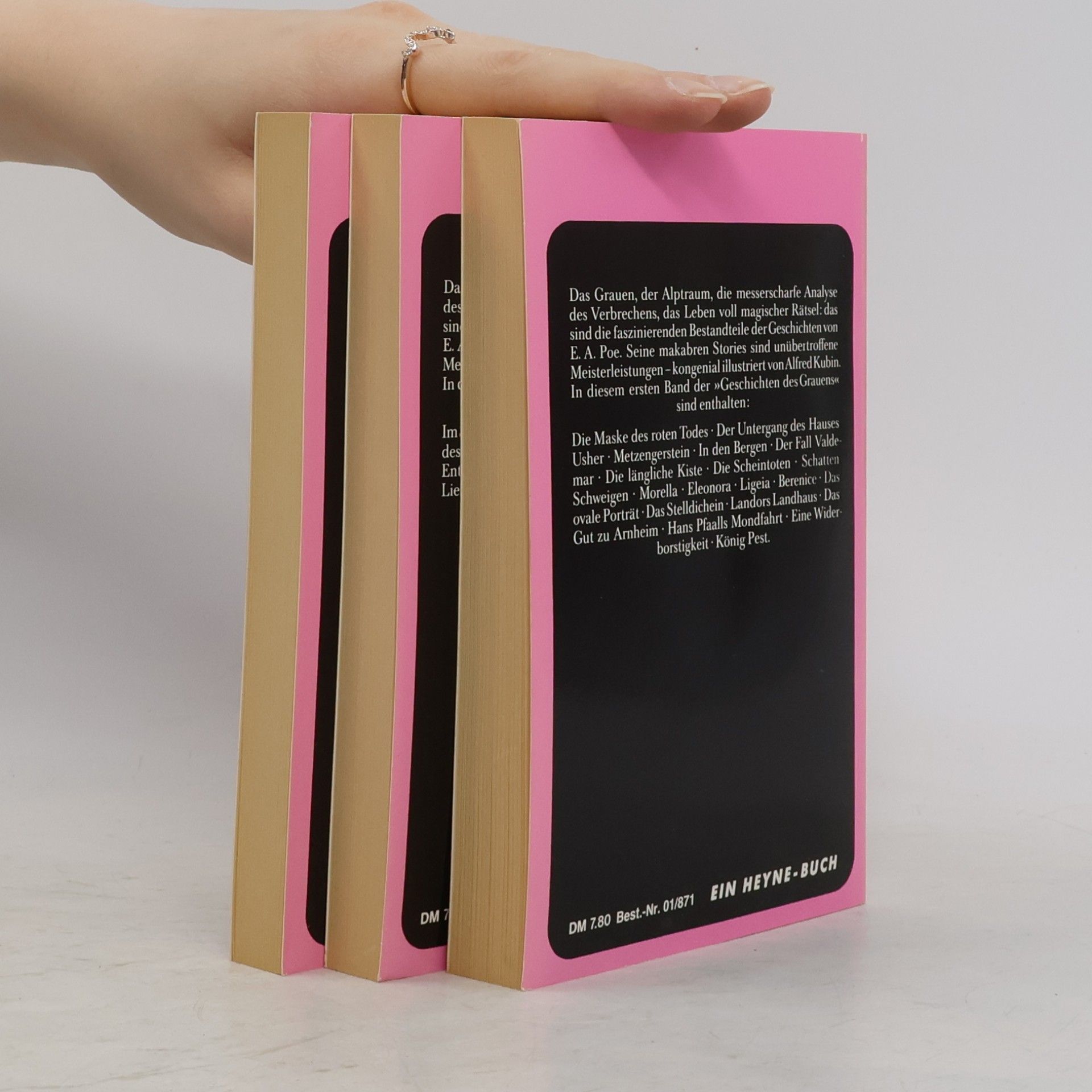 Edgar Allan Poe Geschichten des Grauens. Band 1-3