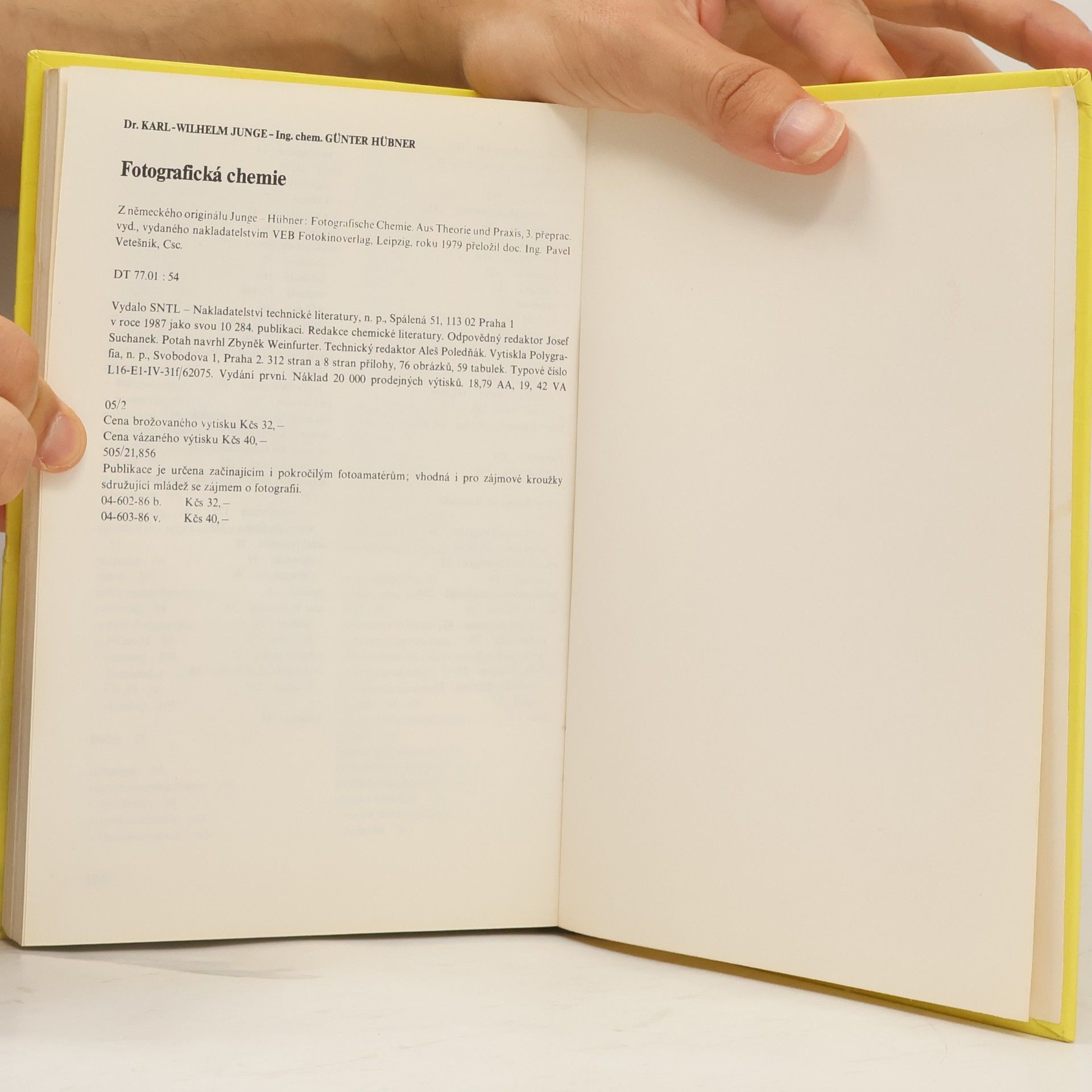 KarlWilhelm Jung Fotografická chemie