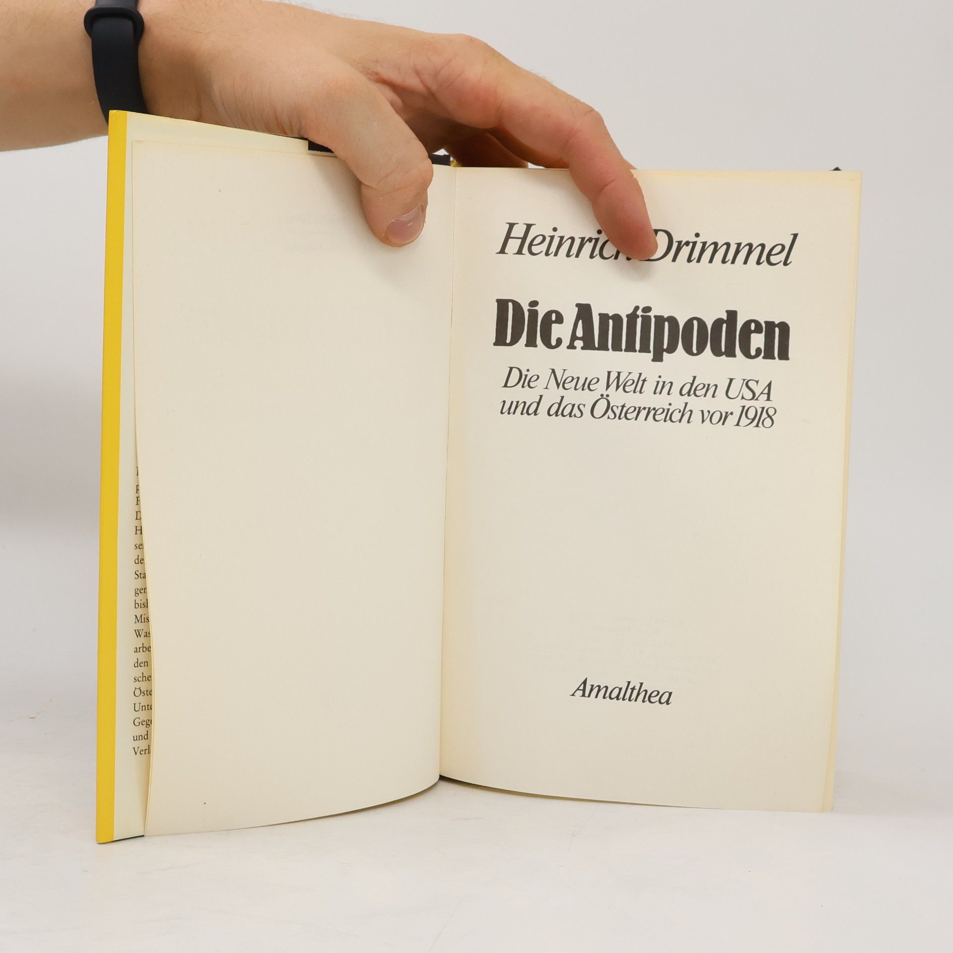 Heinrich Drimmel Die Antipoden
