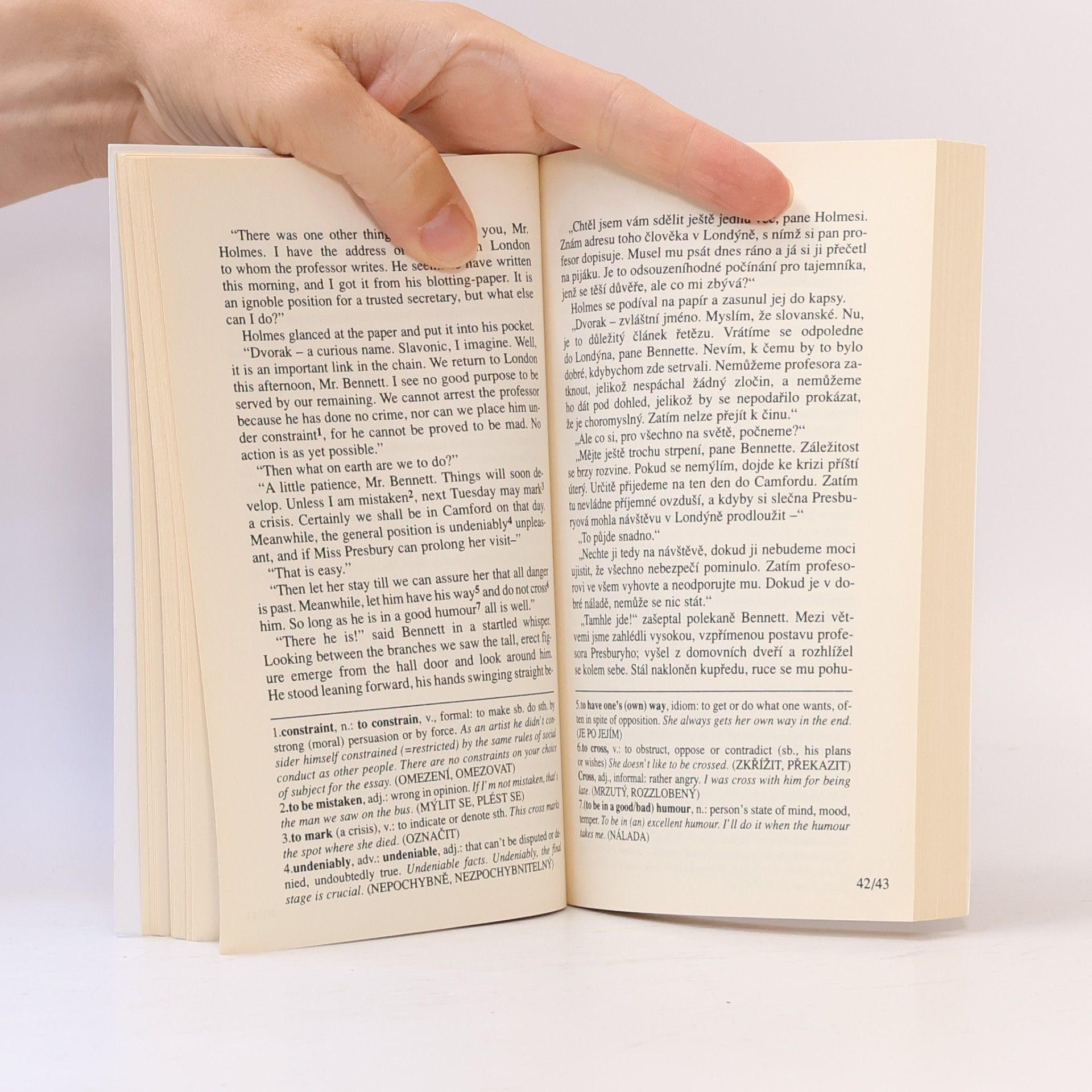 Arthur Conan Doyle Three cases of Sherlock Holmes. Tři případy Sherlocka Holmese