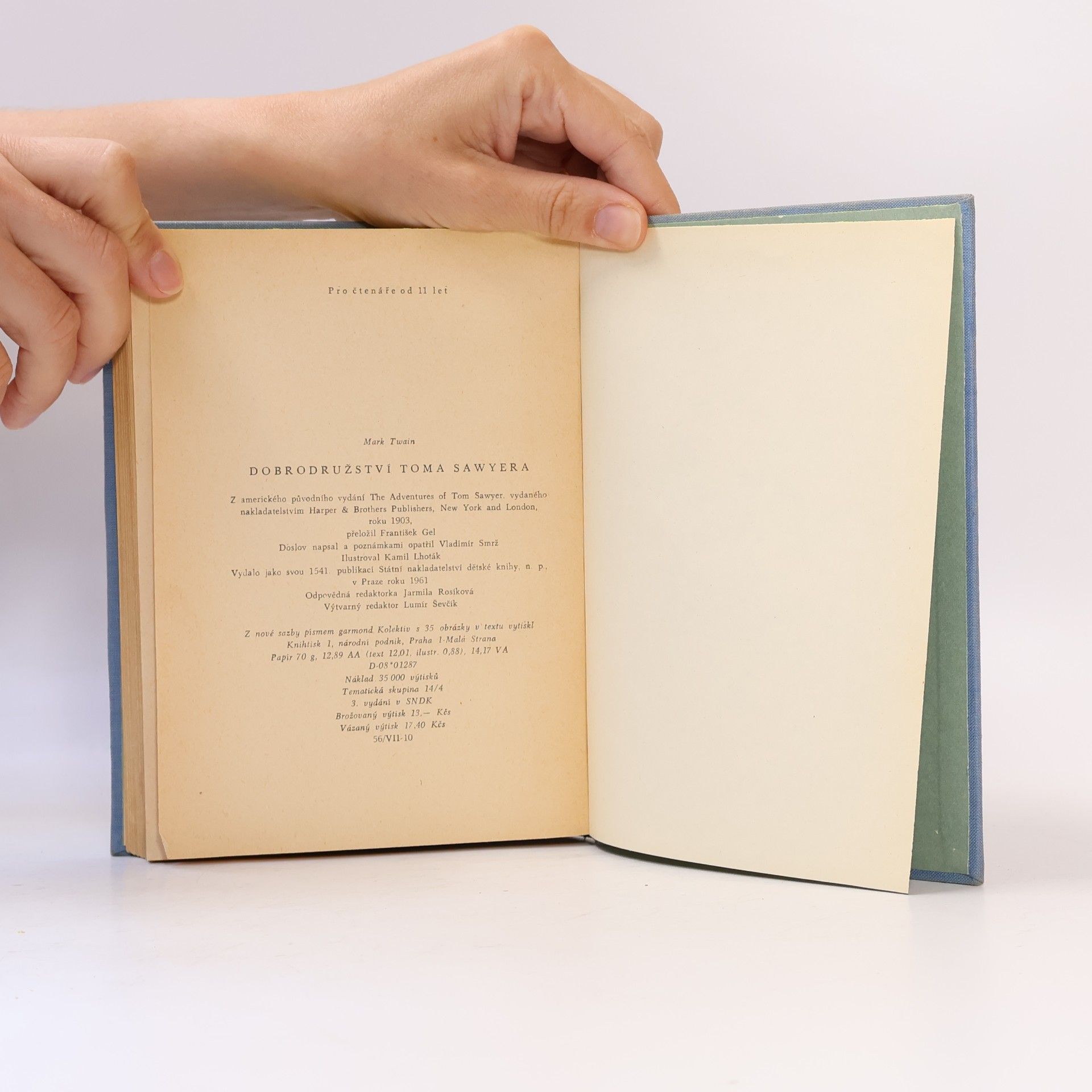 Mark Twain Dobrodružství Toma Sawyera
