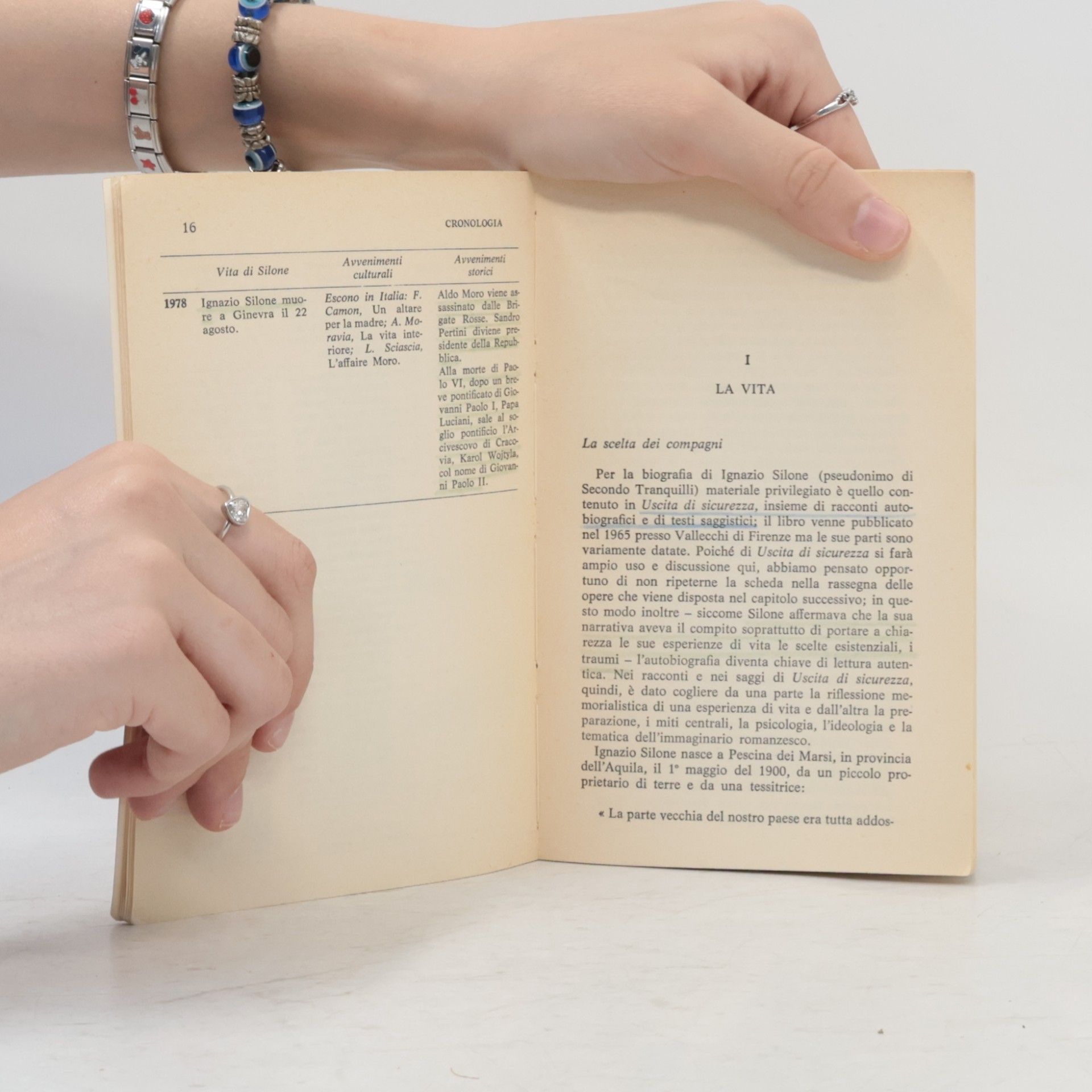 Carlo Annoni Invito alla lettura dI Silone
