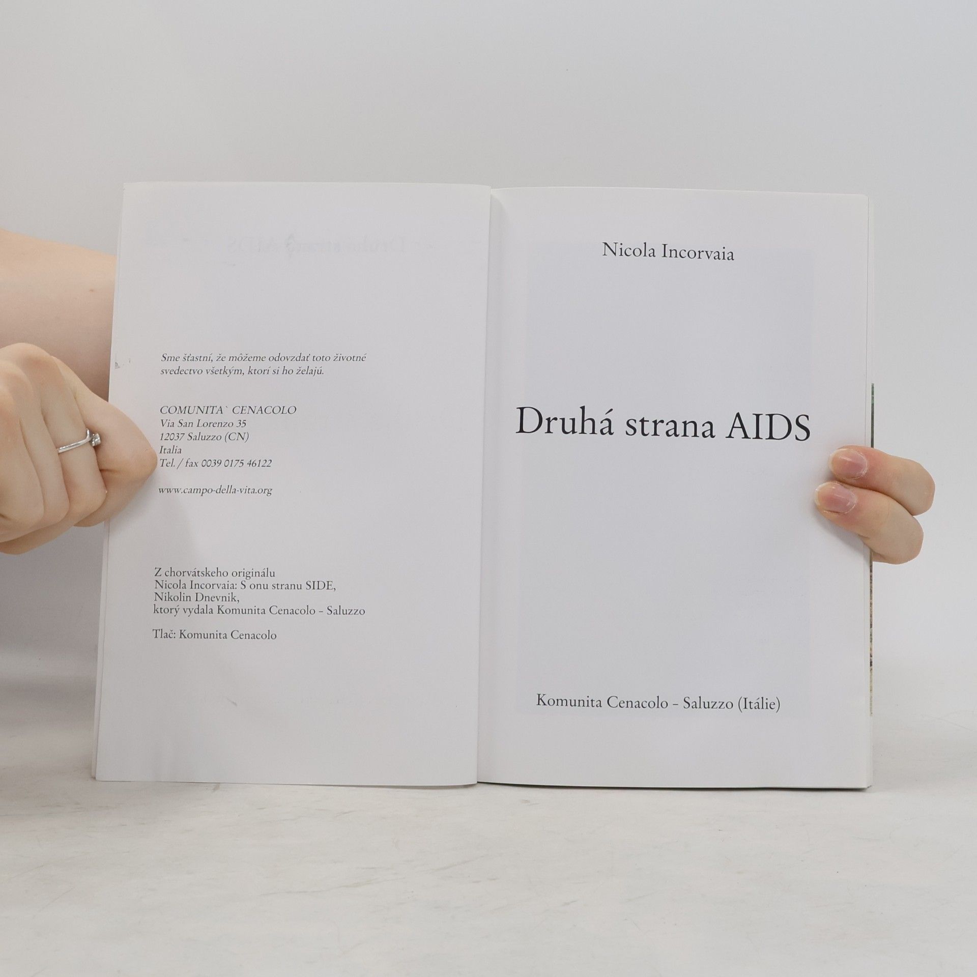 Nicola Incorvaia Druhá strana AIDS