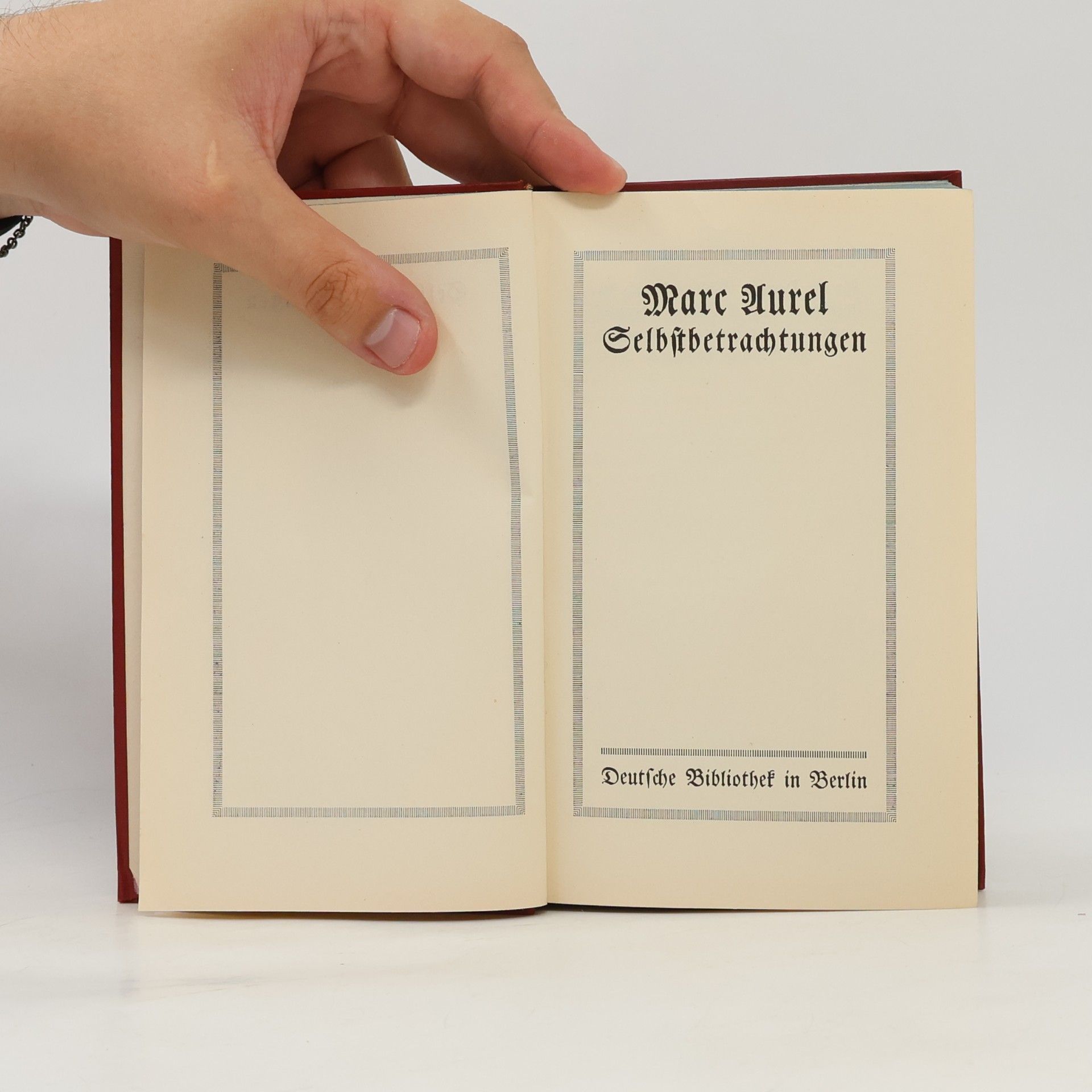 Marc Aurel Selbstbetrachtungen