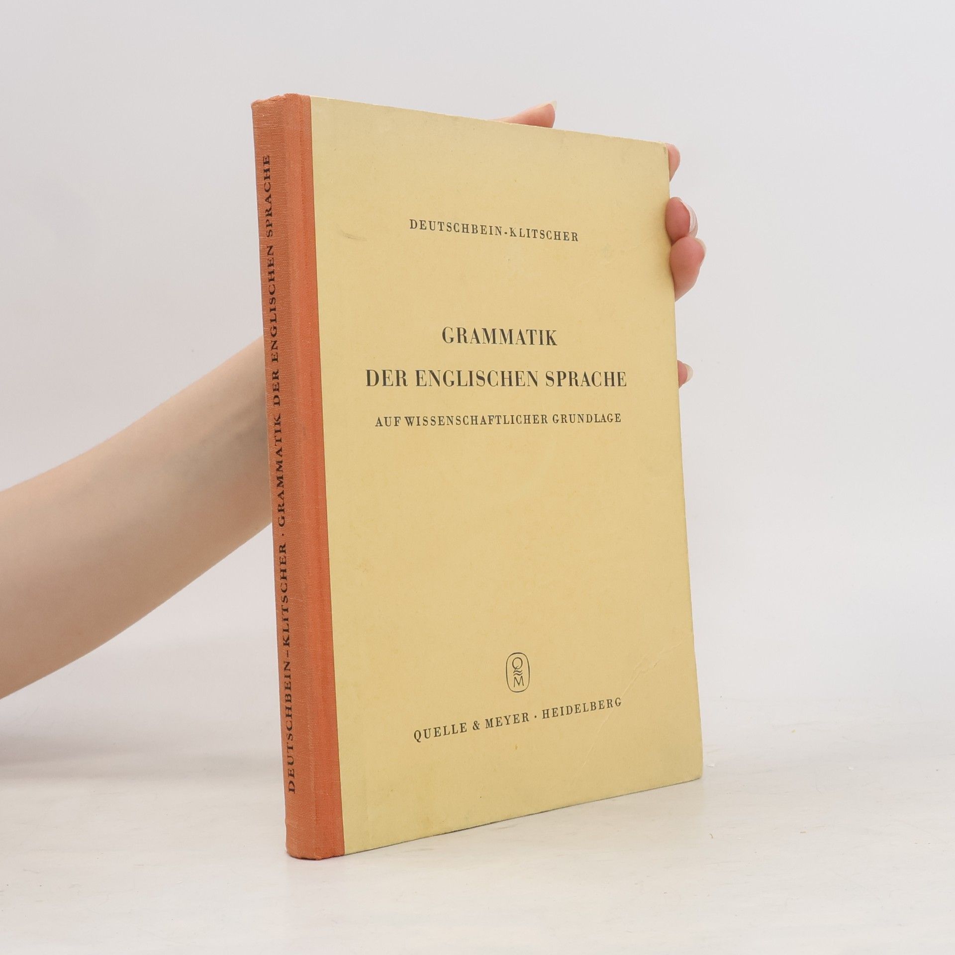 Max Detschbein Grammatik der englischen Sprache