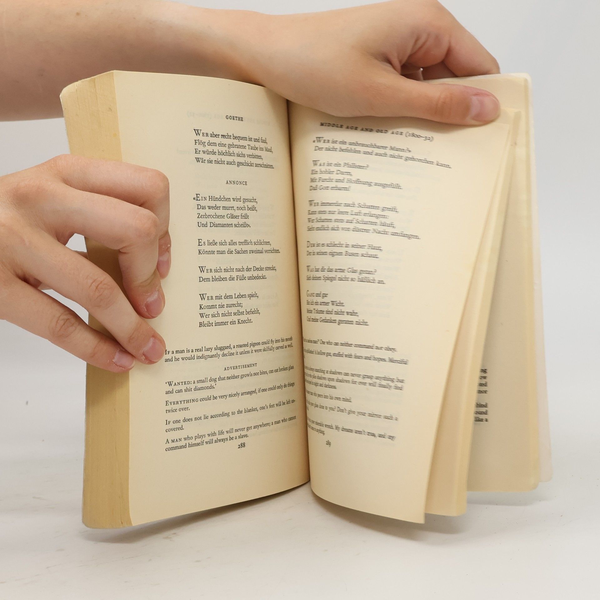 Johann Wolfgang von Goethe Selected Verse