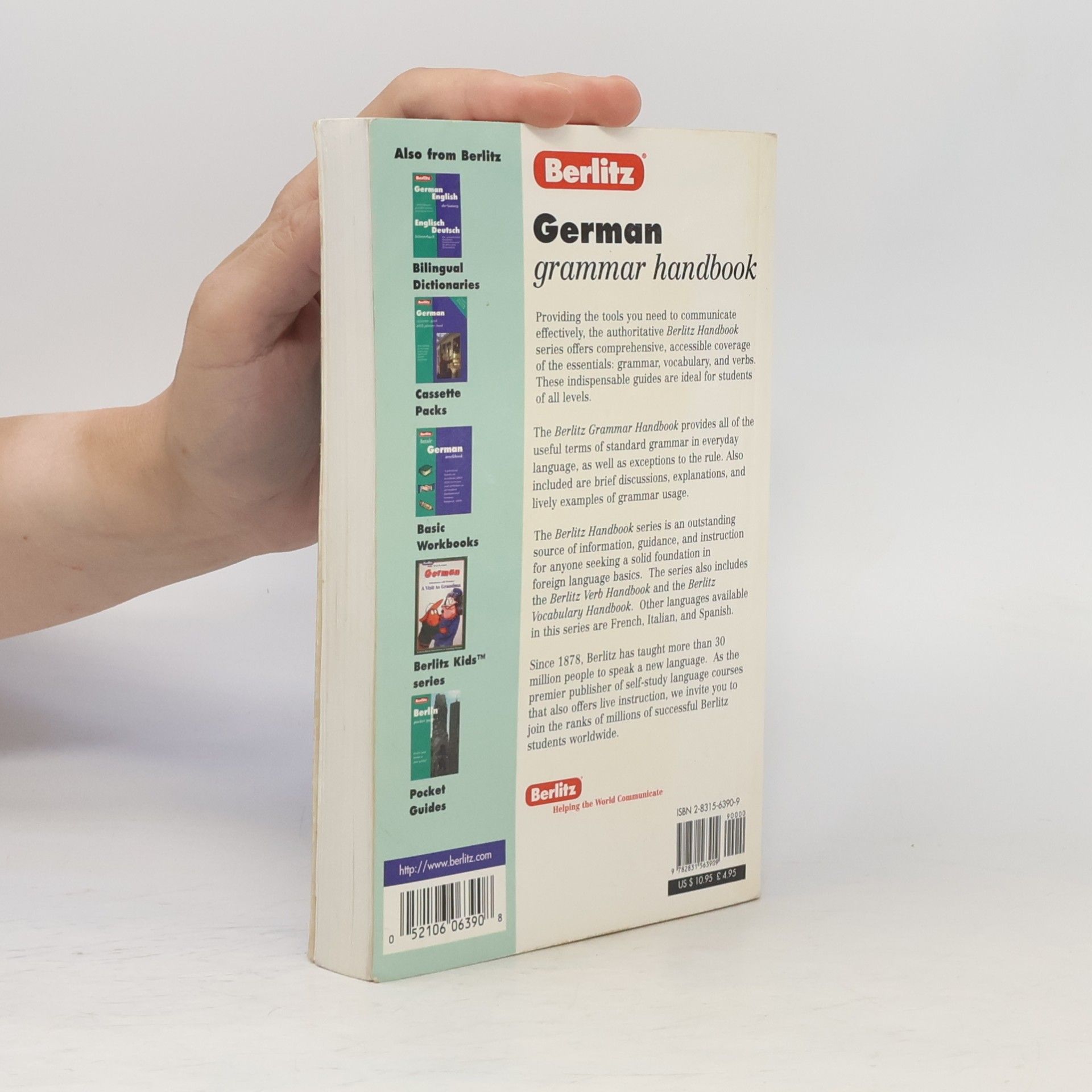 Berlitz Publishing Company German Grammar Handbook