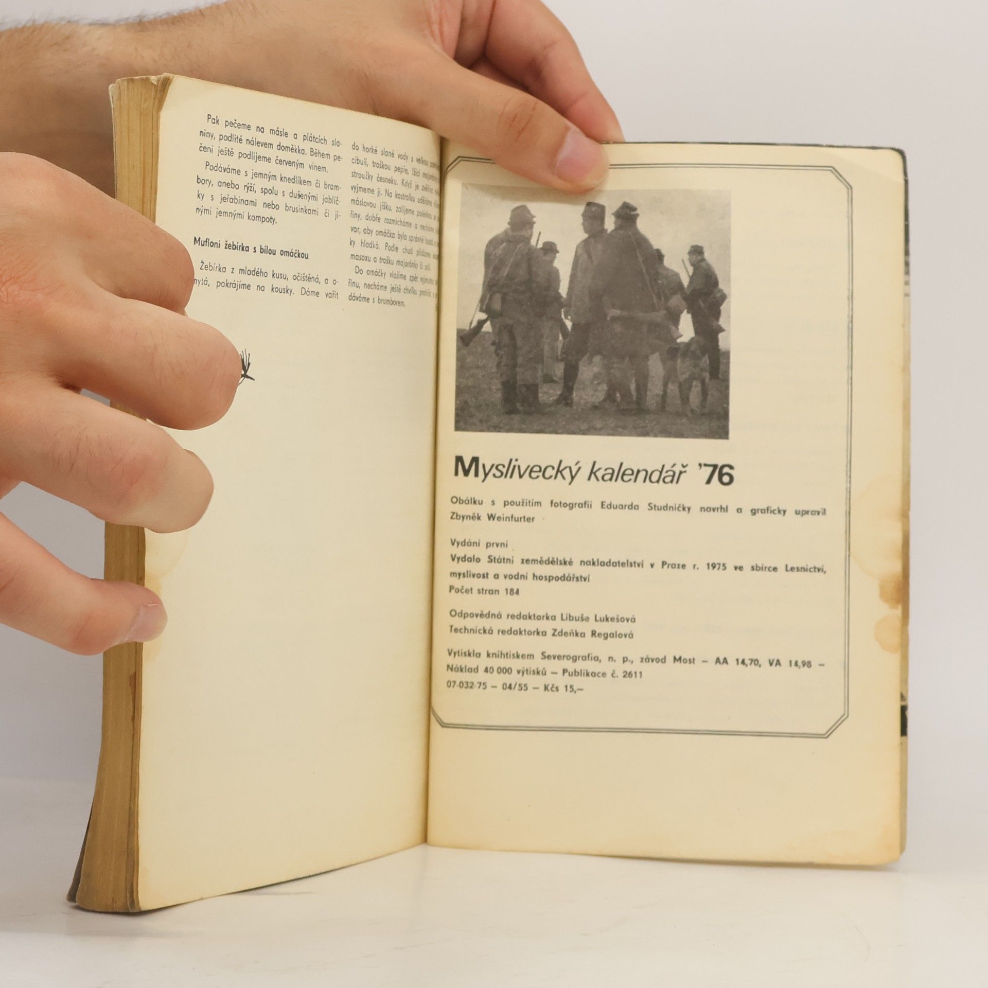 Kolektiv autorů Myslivecký kalendář ’76