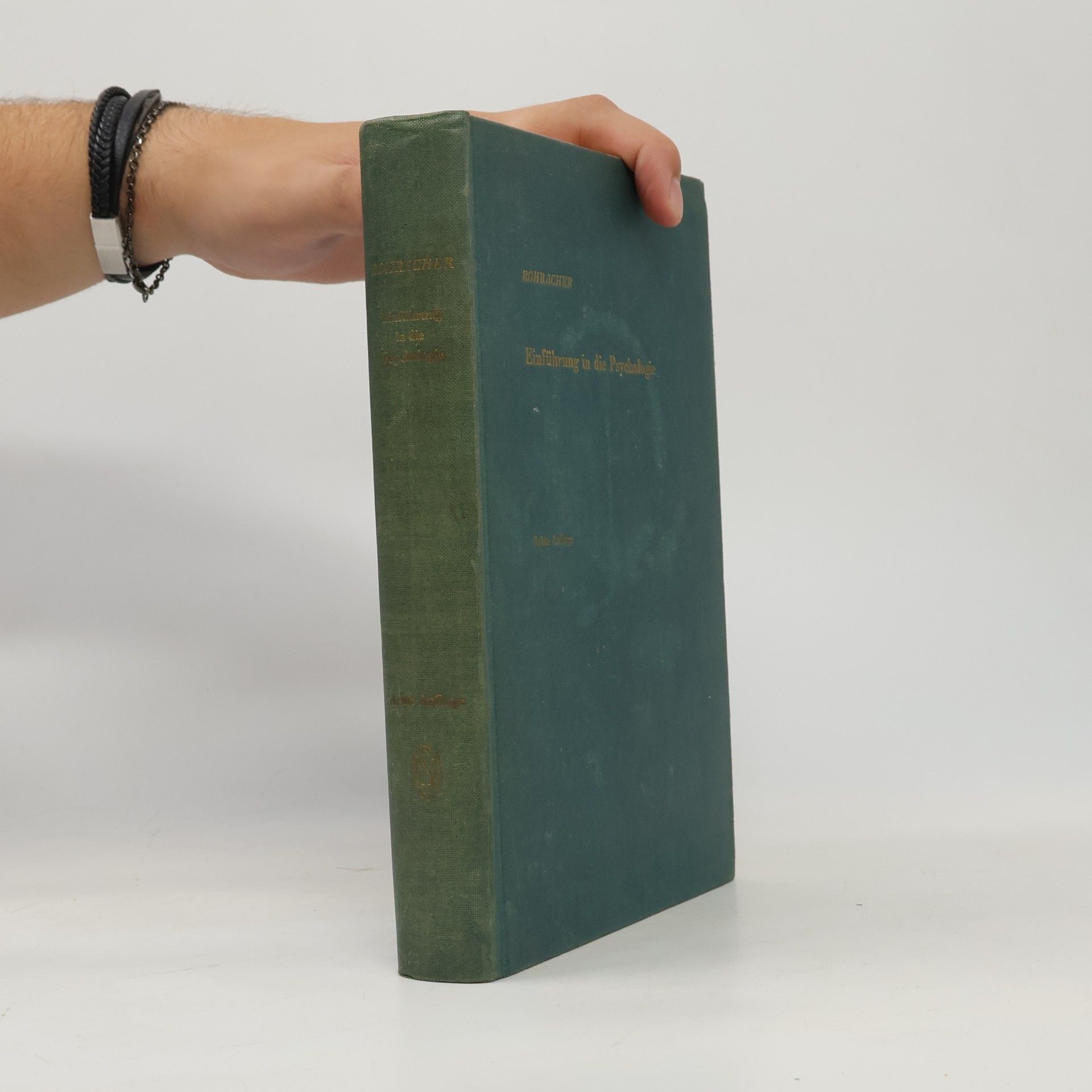 Hubert Rohracher Einführung in die Psychologie
