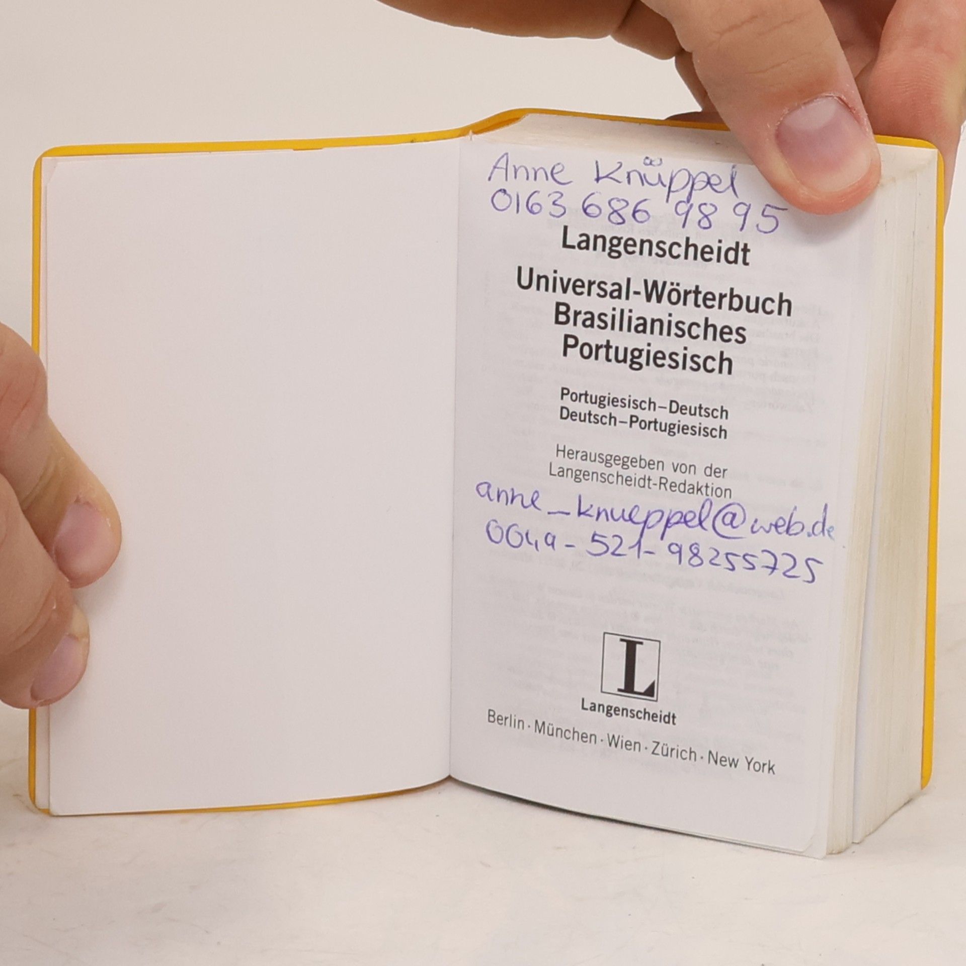Elza Wagner-Carrozza Langenscheidts Universal-Wörterbuch brasilianisches Portugiesisch