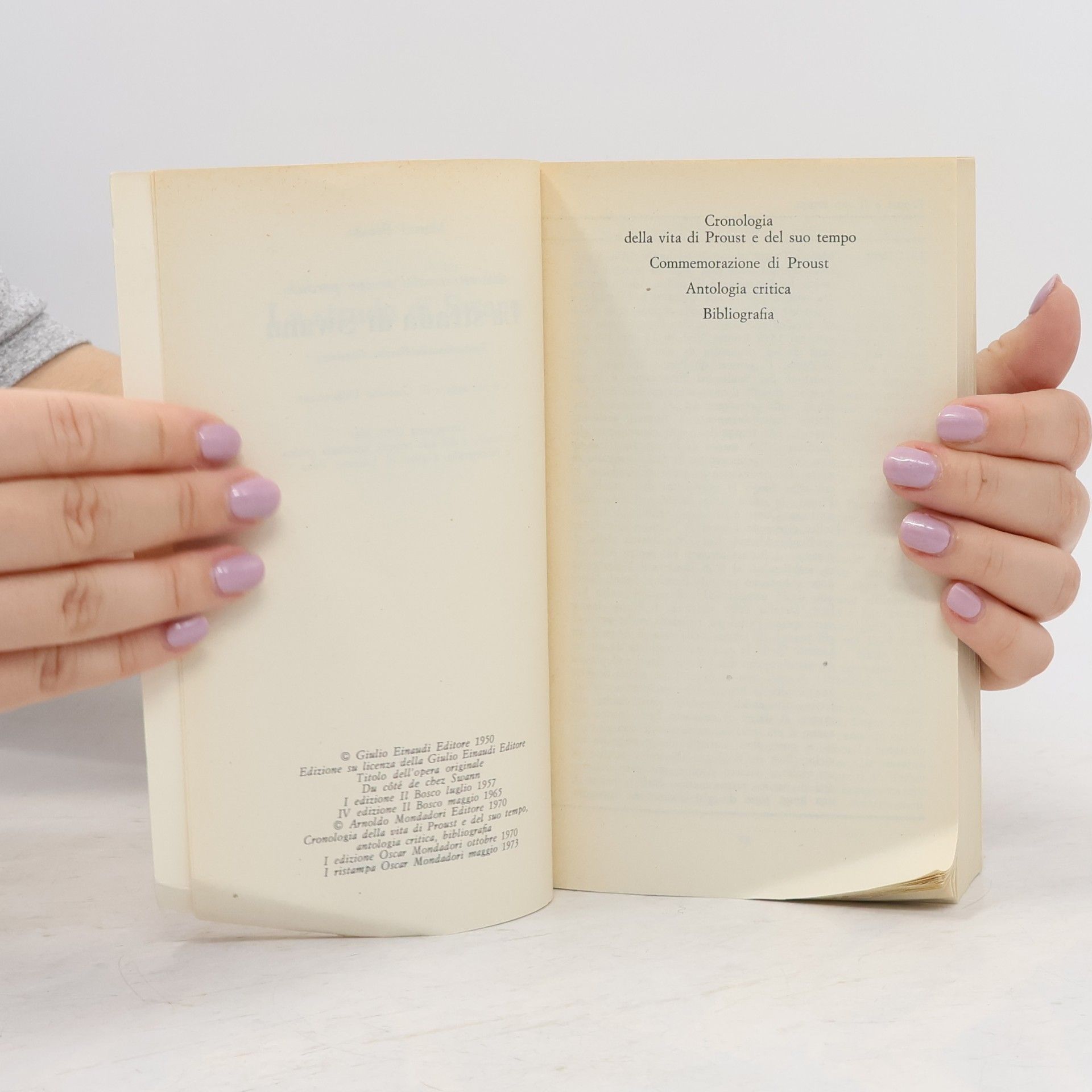 Marcel Proust La strada di Swann