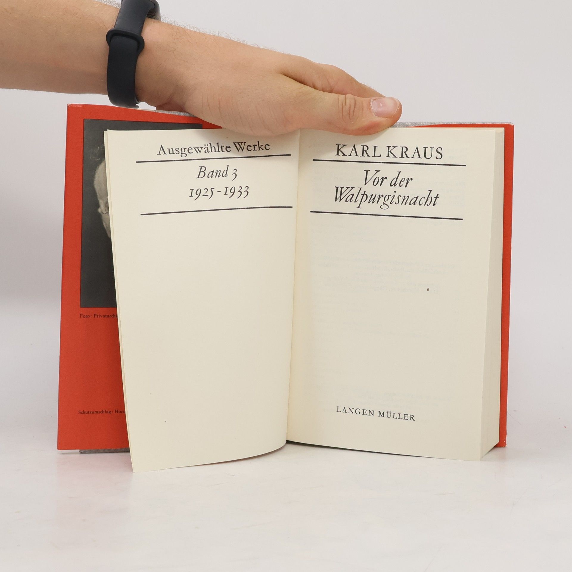 Karel Kraus Vor der Walpurgisnacht Auswahl 1925-33
