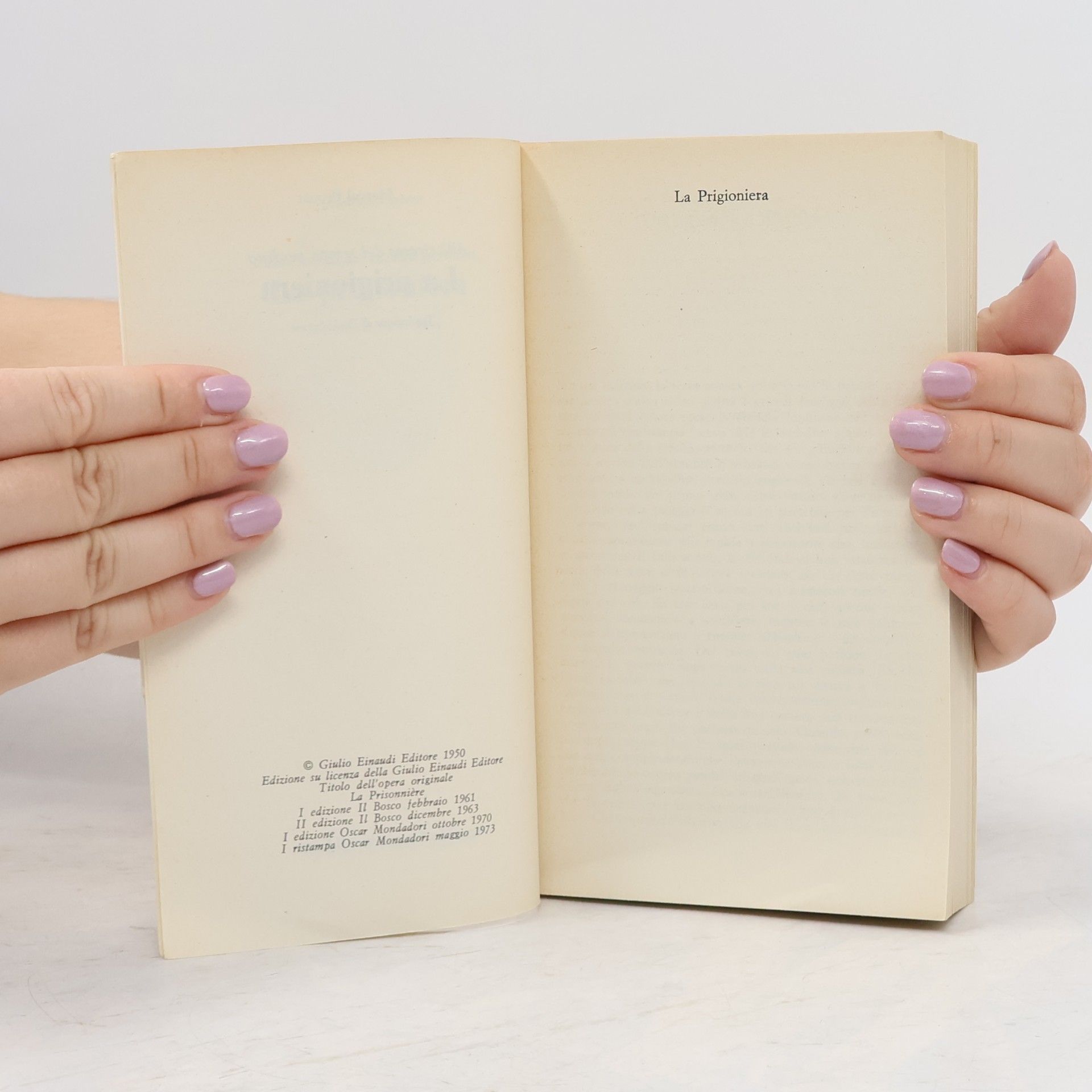 Marcel Proust La prigioniera