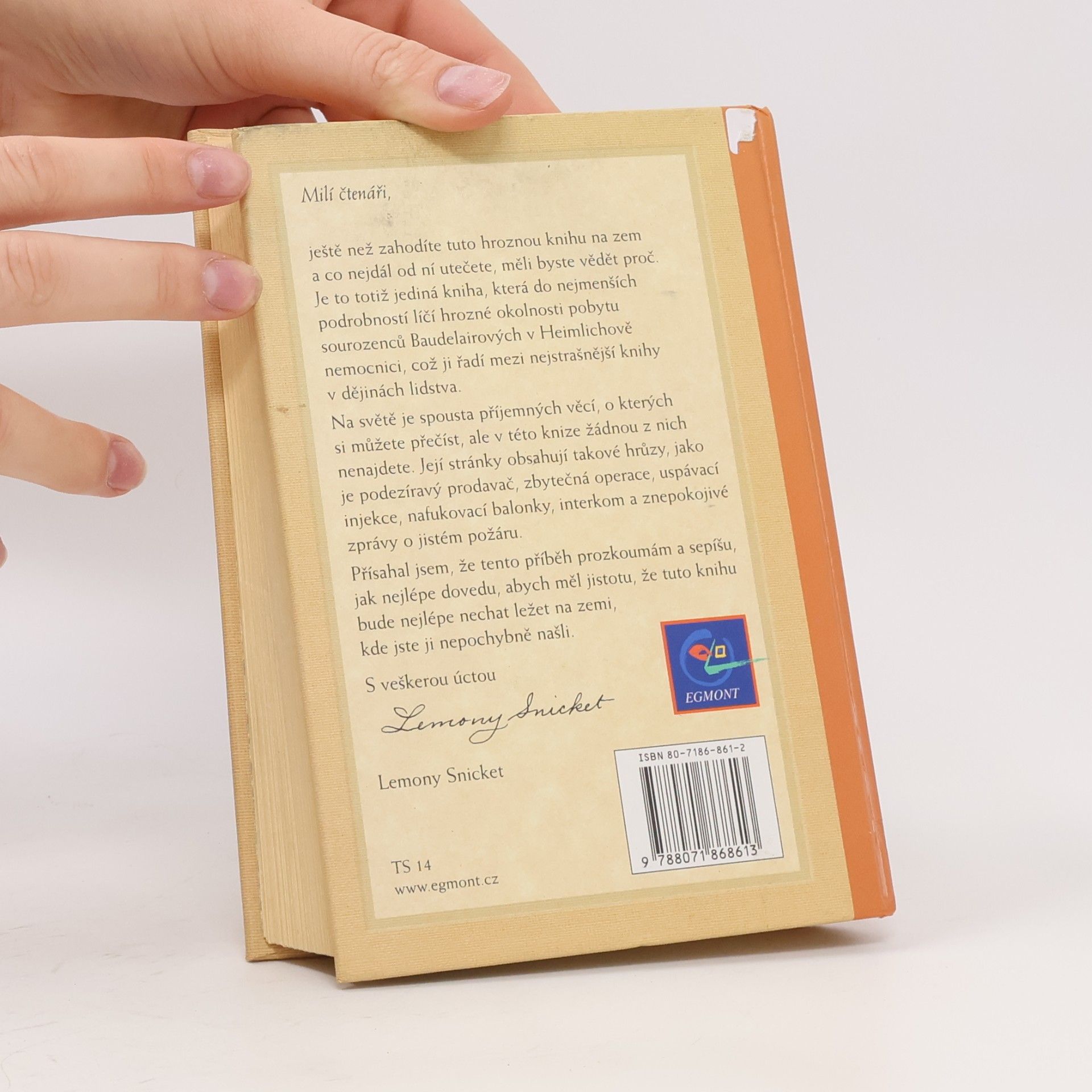 Lemony Snicket Řada nešťastných příhod. Kniha osmá. Zákeřná nemocnice