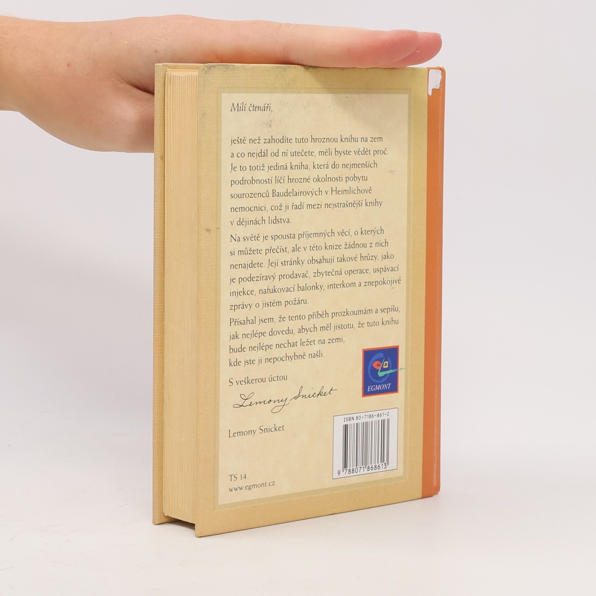 Lemony Snicket Řada nešťastných příhod. Kniha osmá. Zákeřná nemocnice