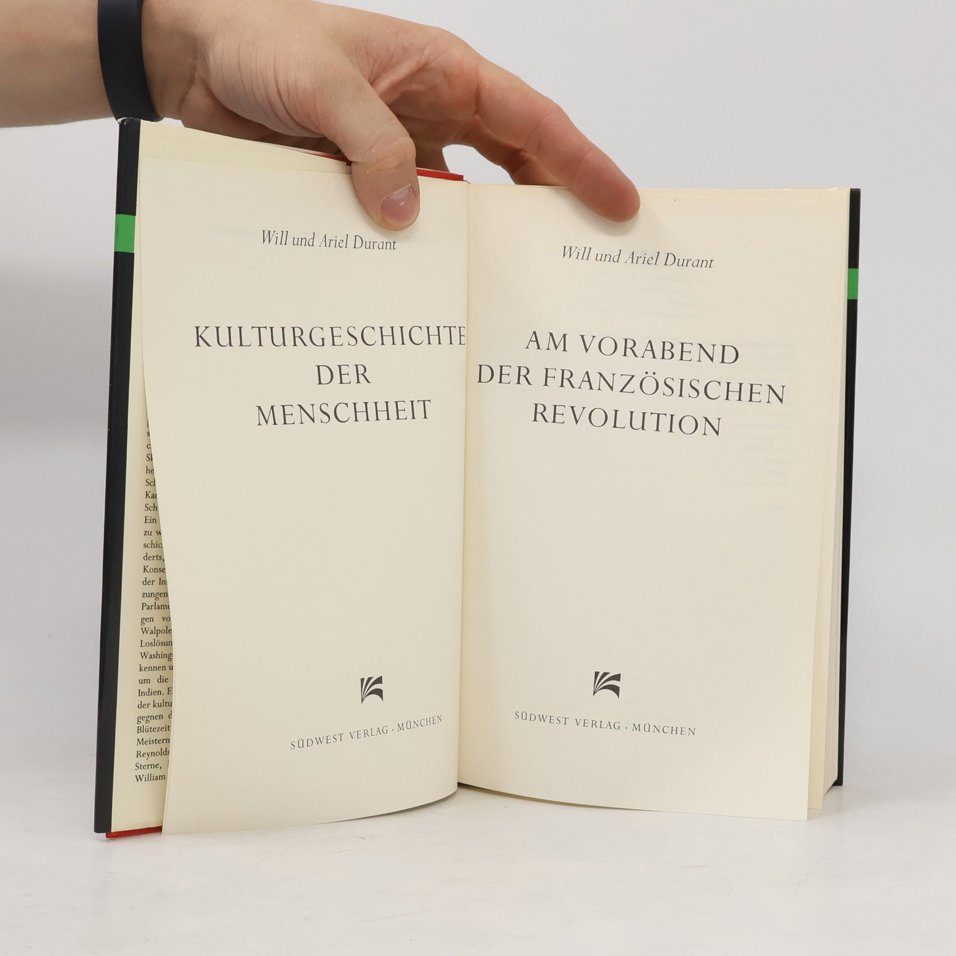 Will Durant Kulturgeschichte der Menschheit. Am Vorabend der Französischen Revolution