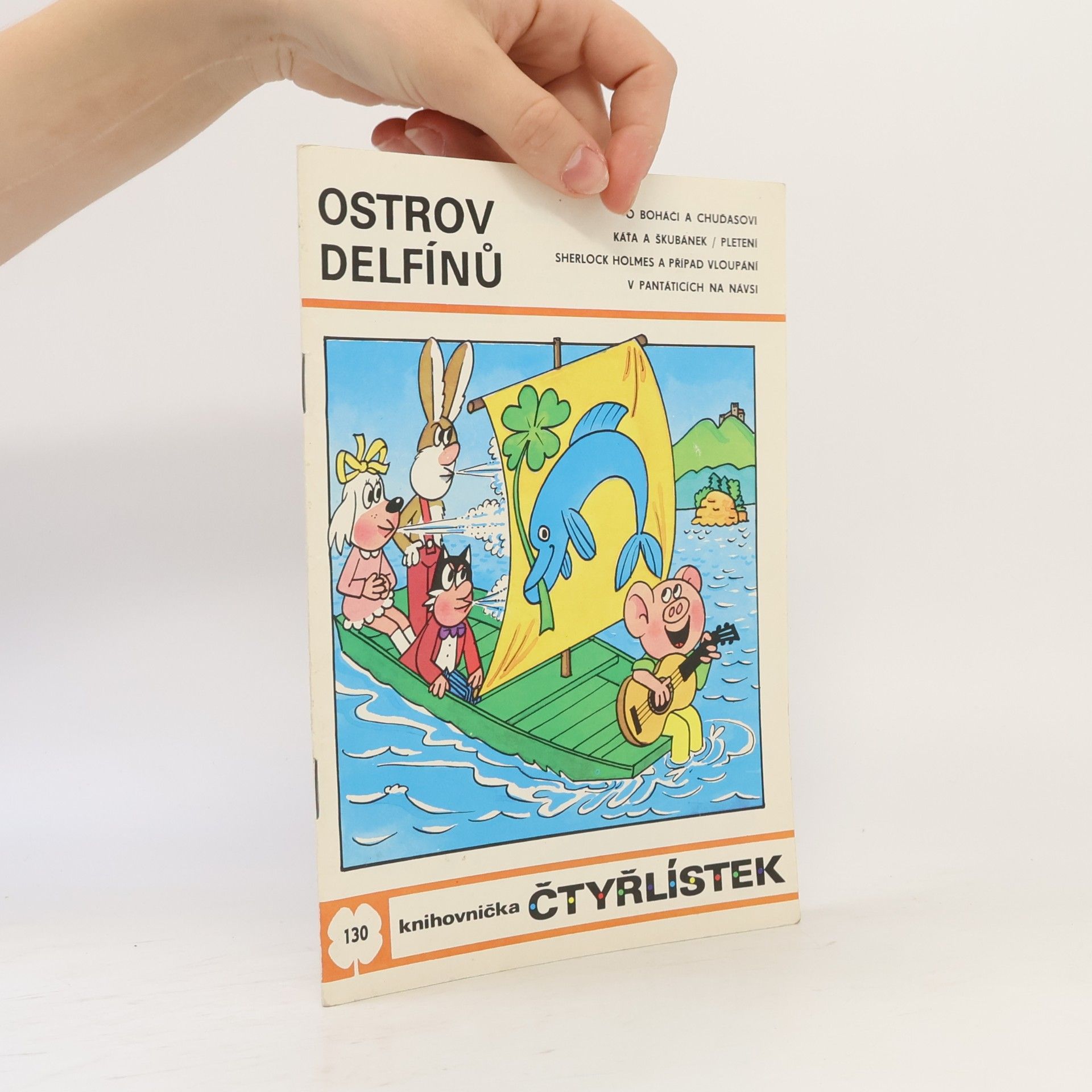 Ljuba Štíplová Čtyřlístek 130. Ostrov delfínů