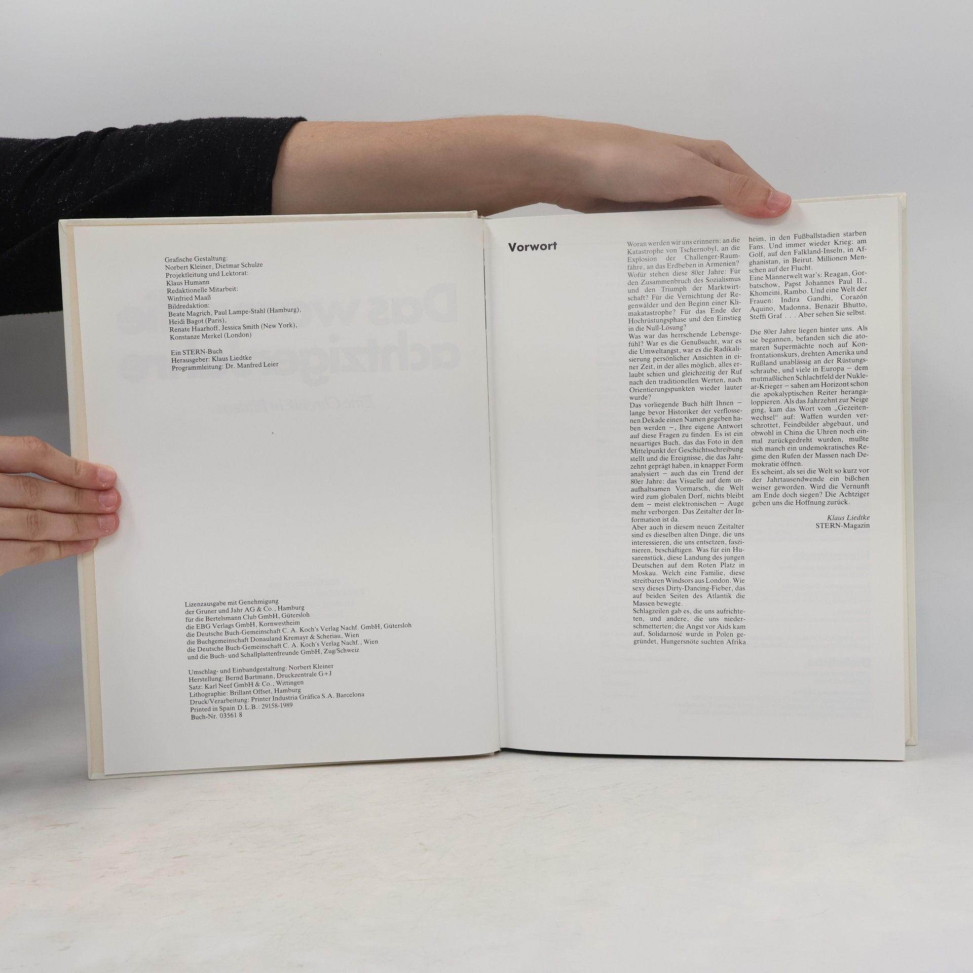 Various authors Das waren die achtziger Jahre