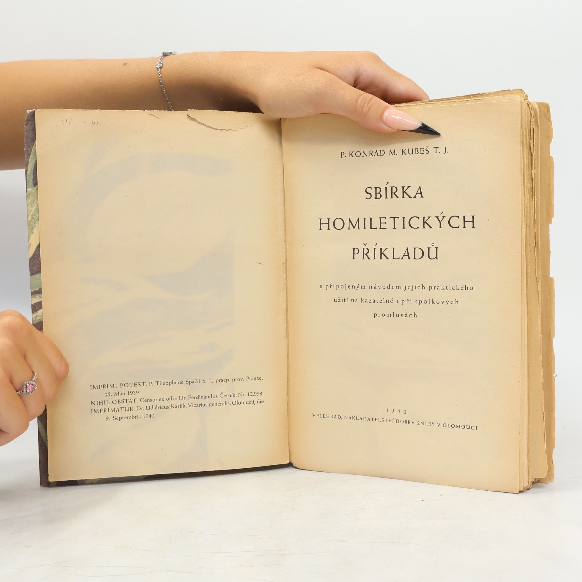 P. Konrád M. Kubeš T.J. Sbírka homiletických příkladů