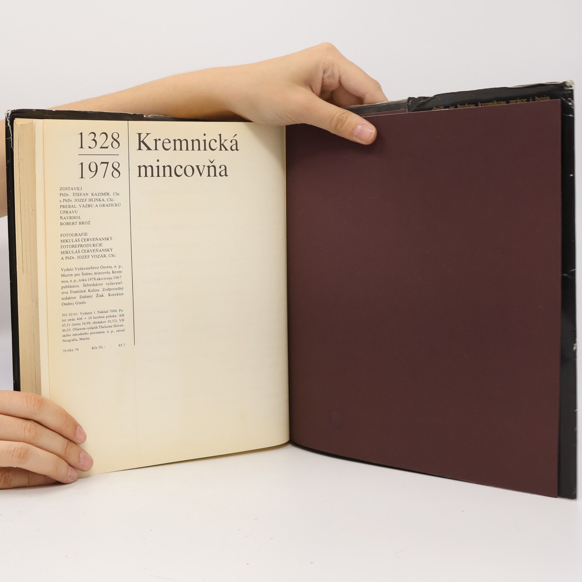 Jozef Hlinka Kremnická mincovňa 1328 - 1978