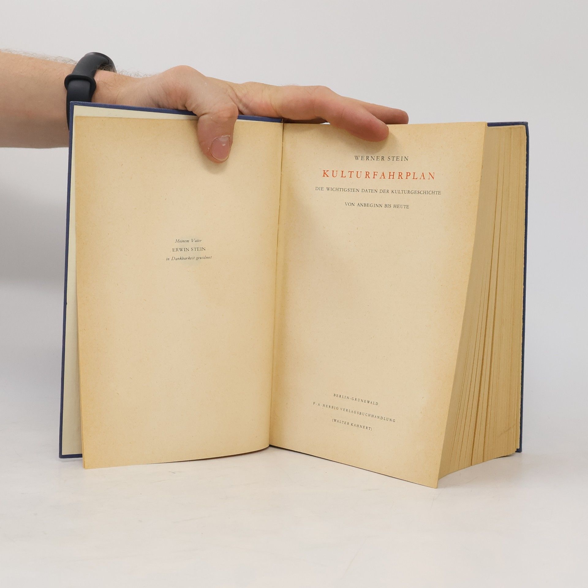 Werner Stein Kulturfahrplan