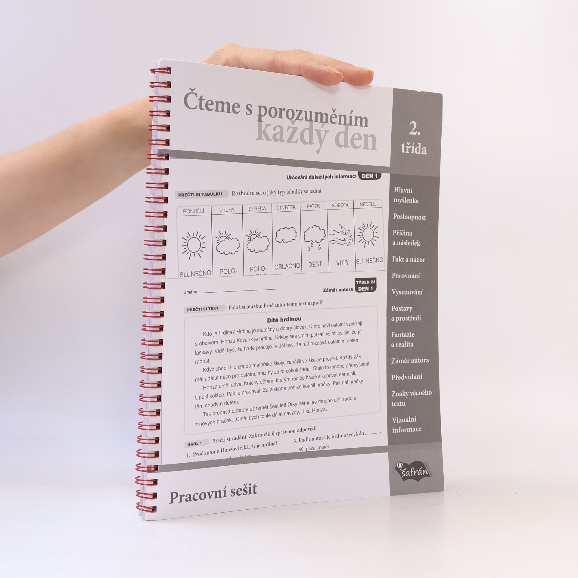Karen Cardella Čteme s porozuměním každý den : 2. třída : pracovní sešit