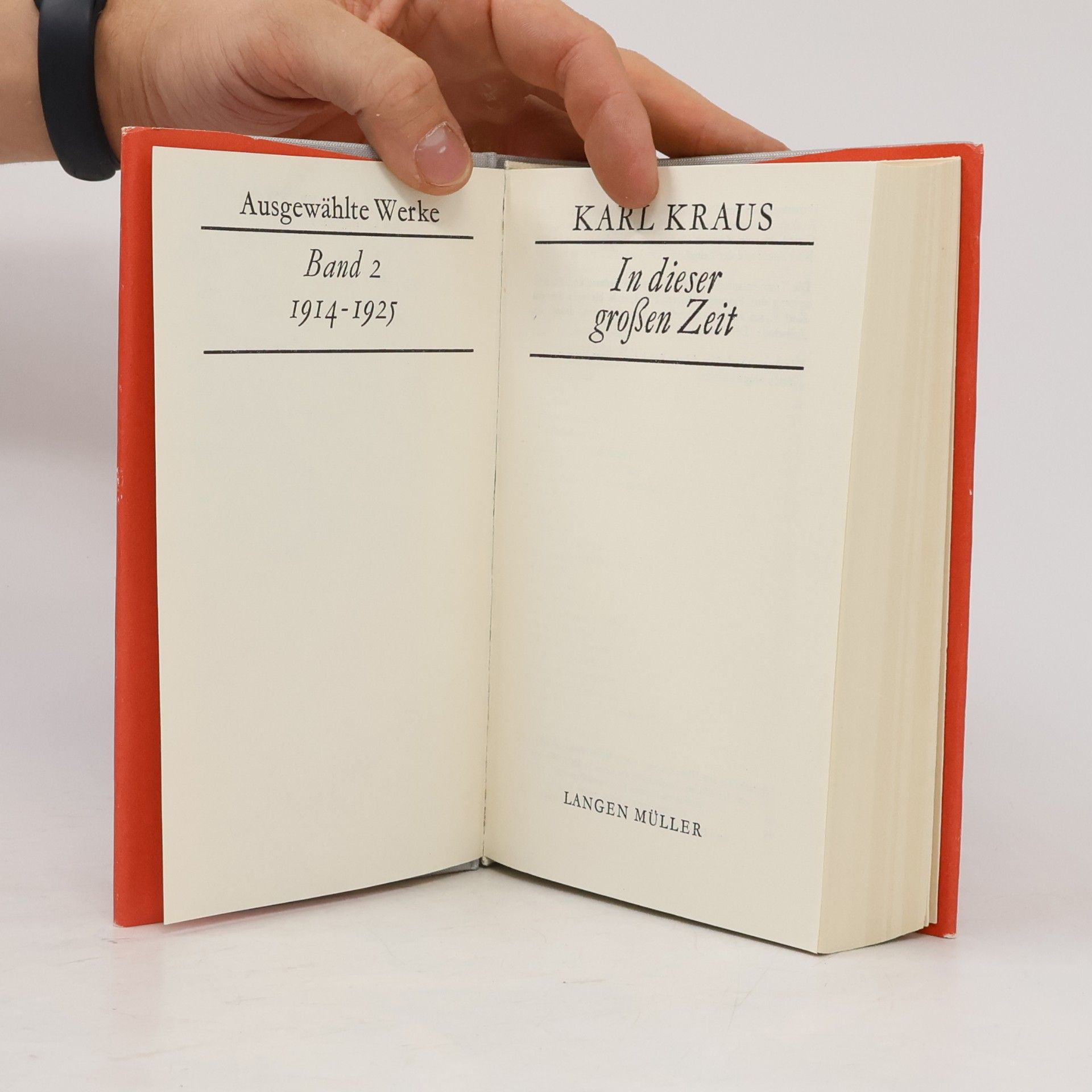 Langen Müller Indieser großen Zeit Auswahl 1914-25