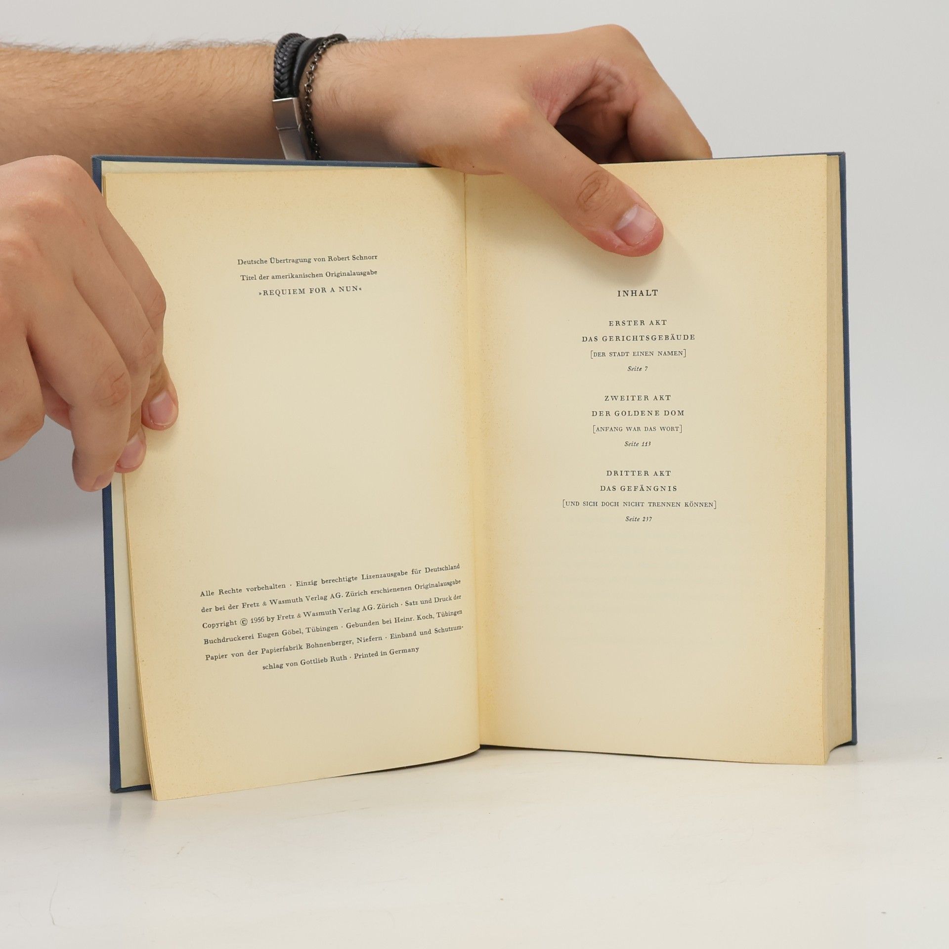William Faulkner Requiem für eine Nonne