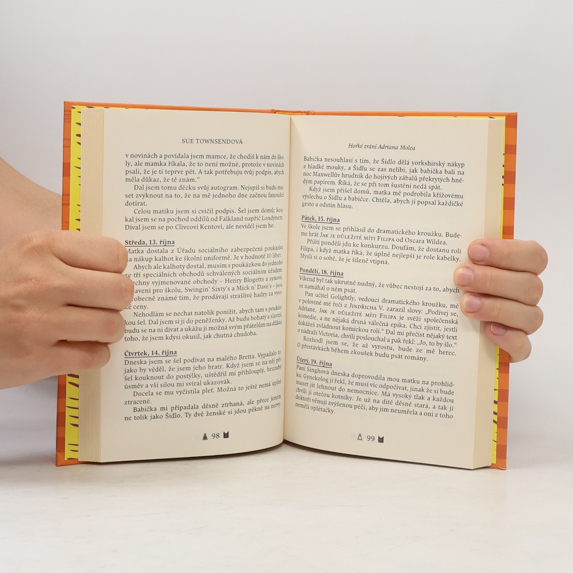 Sue Townsend Hořké zrání Adriana Molea