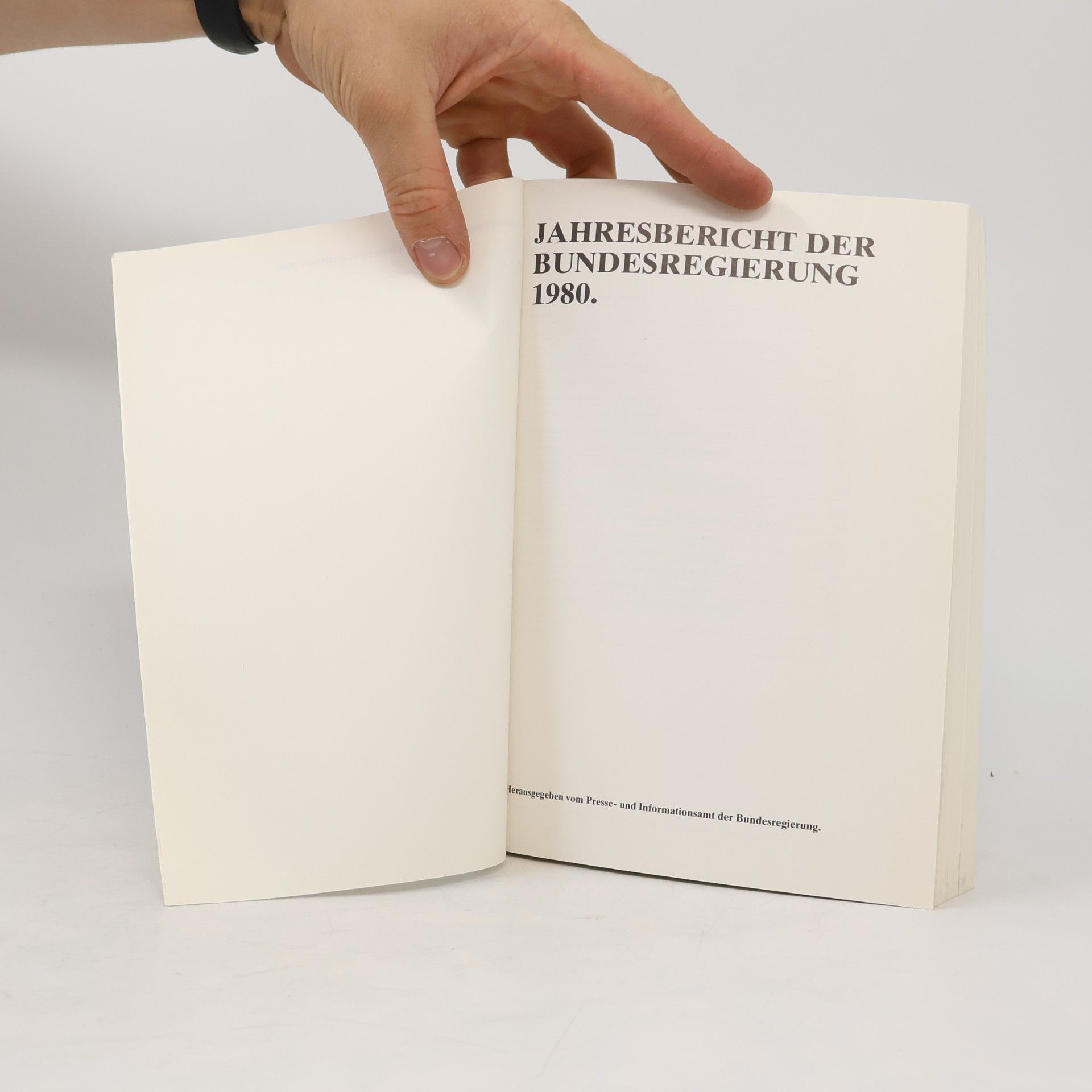 Autorenkollektiv Jahresbericht der Bundesregierung 1980