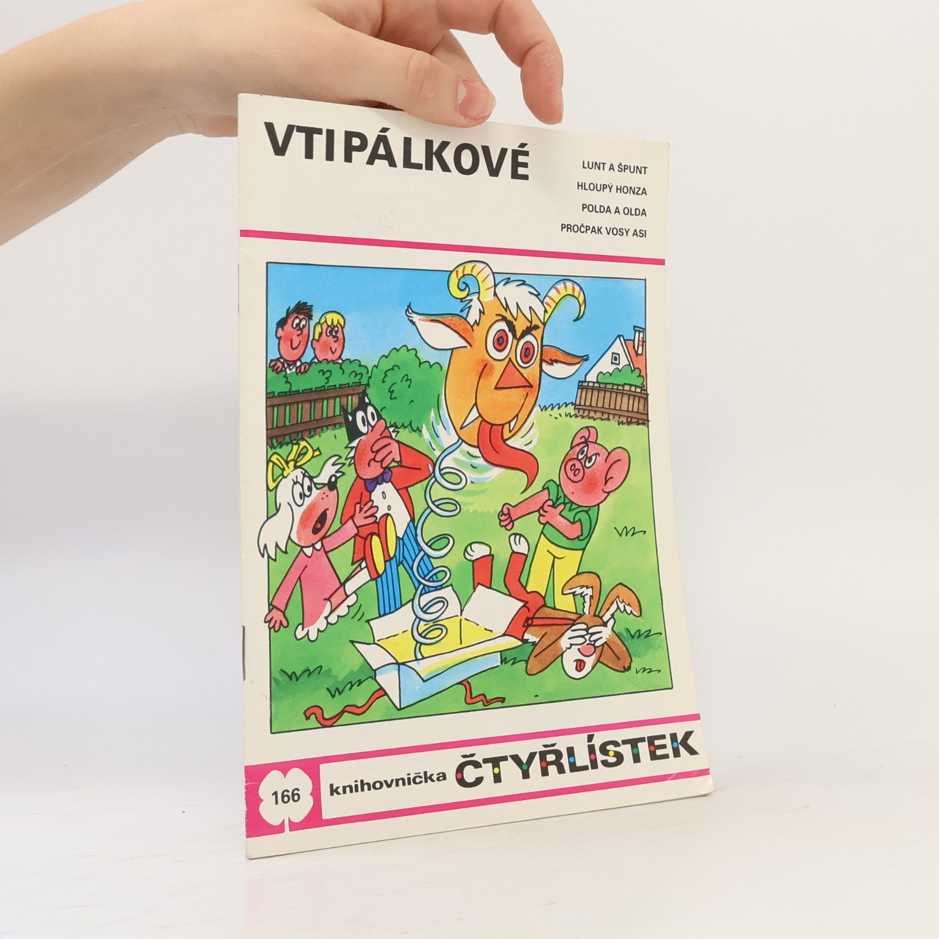 Jaroslav Němeček Čtyřlístek 166. Vtipálkové