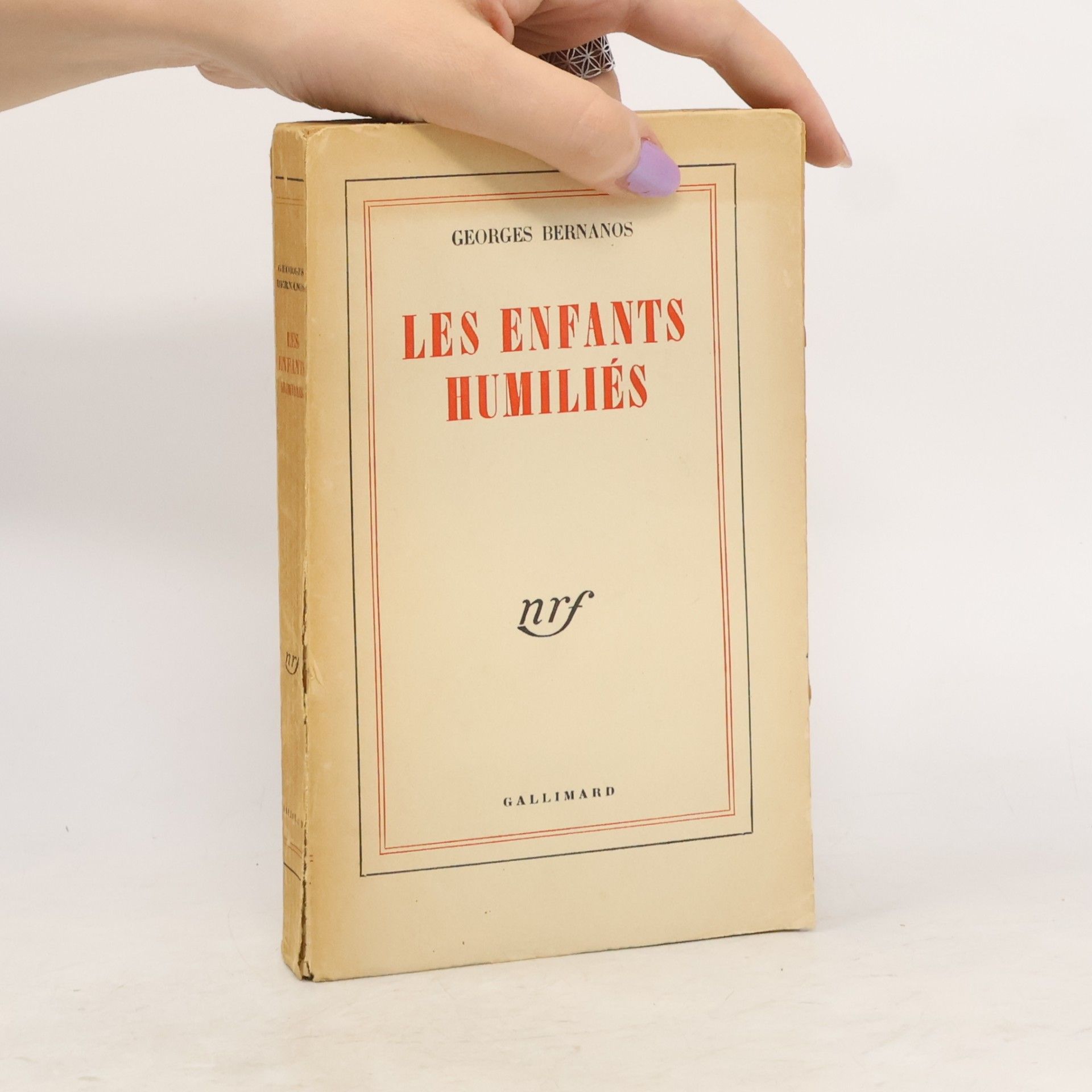Georges Bernanos Les enfants humiliés