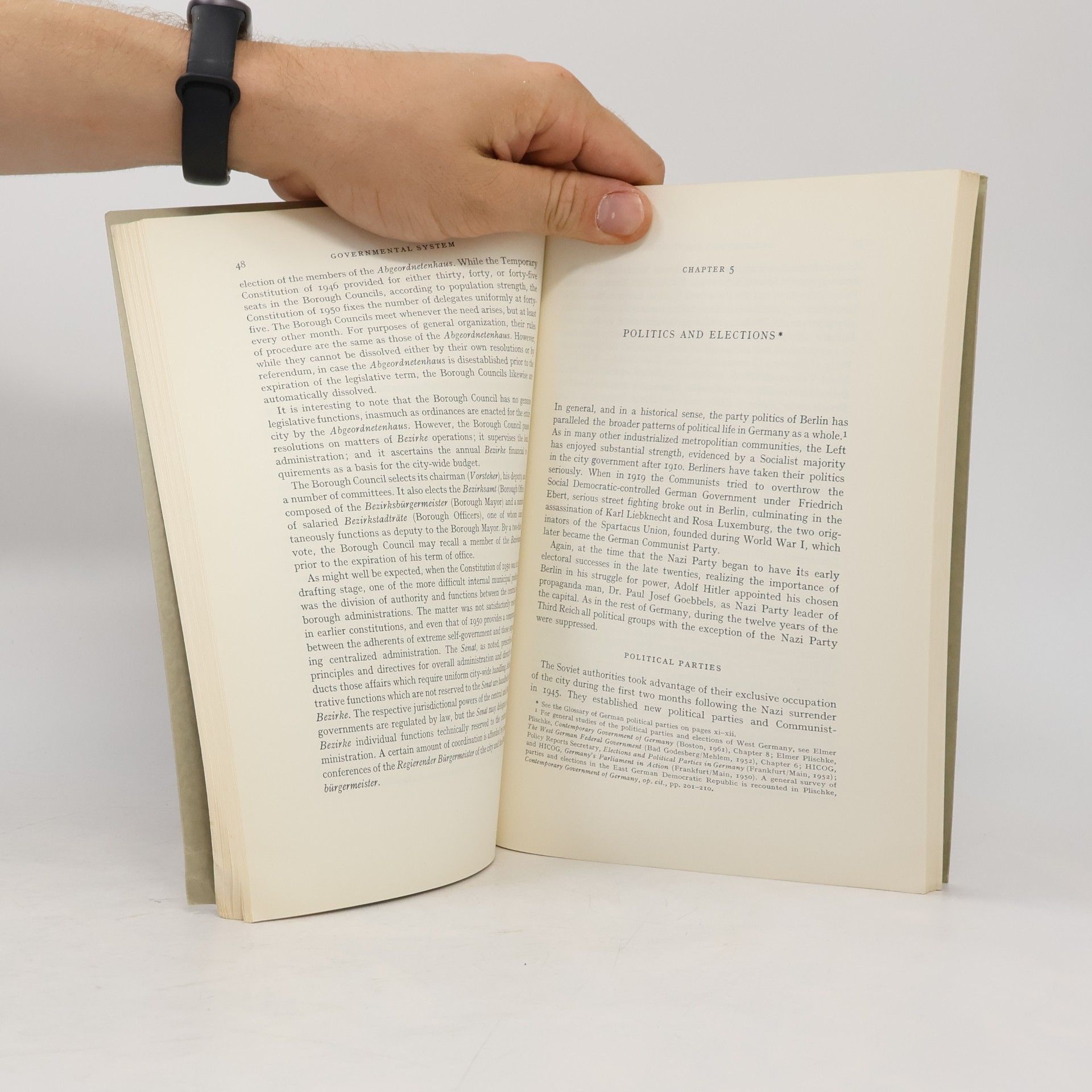 Elmer Plischke Government and Politics of Contemporary Berlin