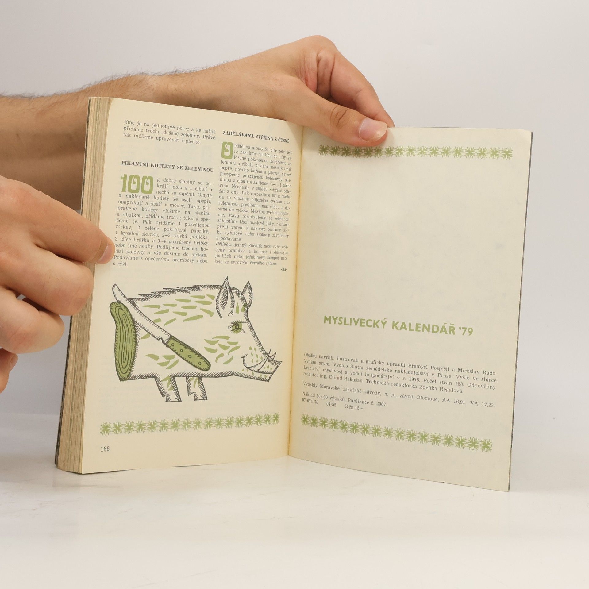Autorenkollektiv Myslivecký kalendář 1979