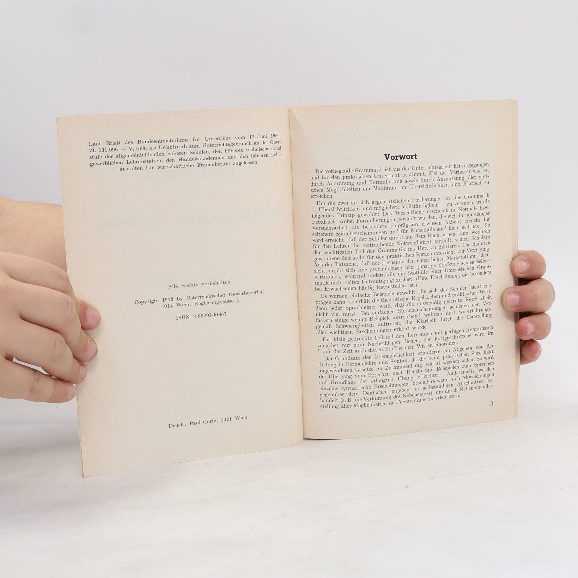 Friedrich Demel Grammatik der französischen Sprache
