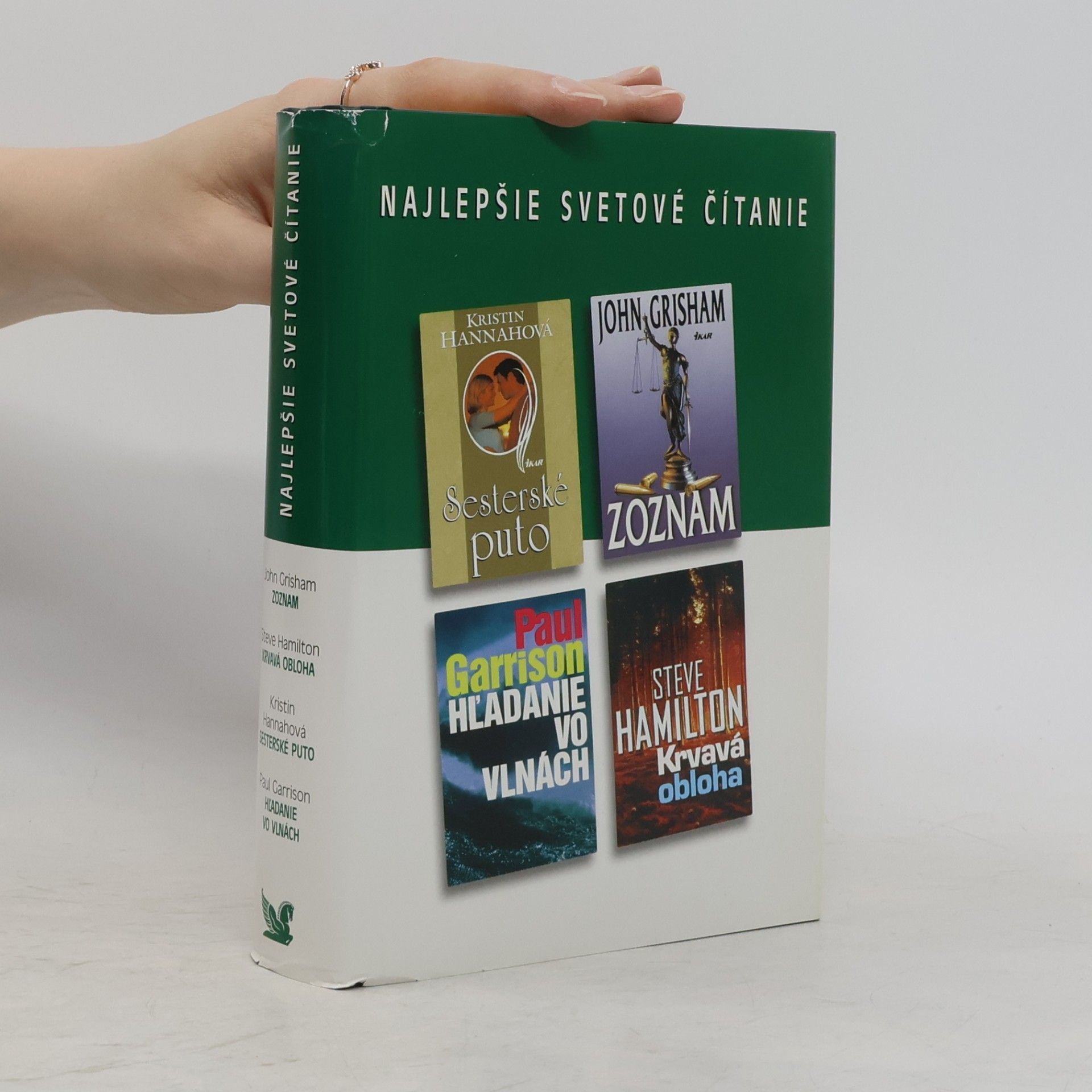 John Grisham Najlepšie svetové čítanie-Sesterské puto-Zoznam-Hľadanie vo vlnách-Krvavá obloha