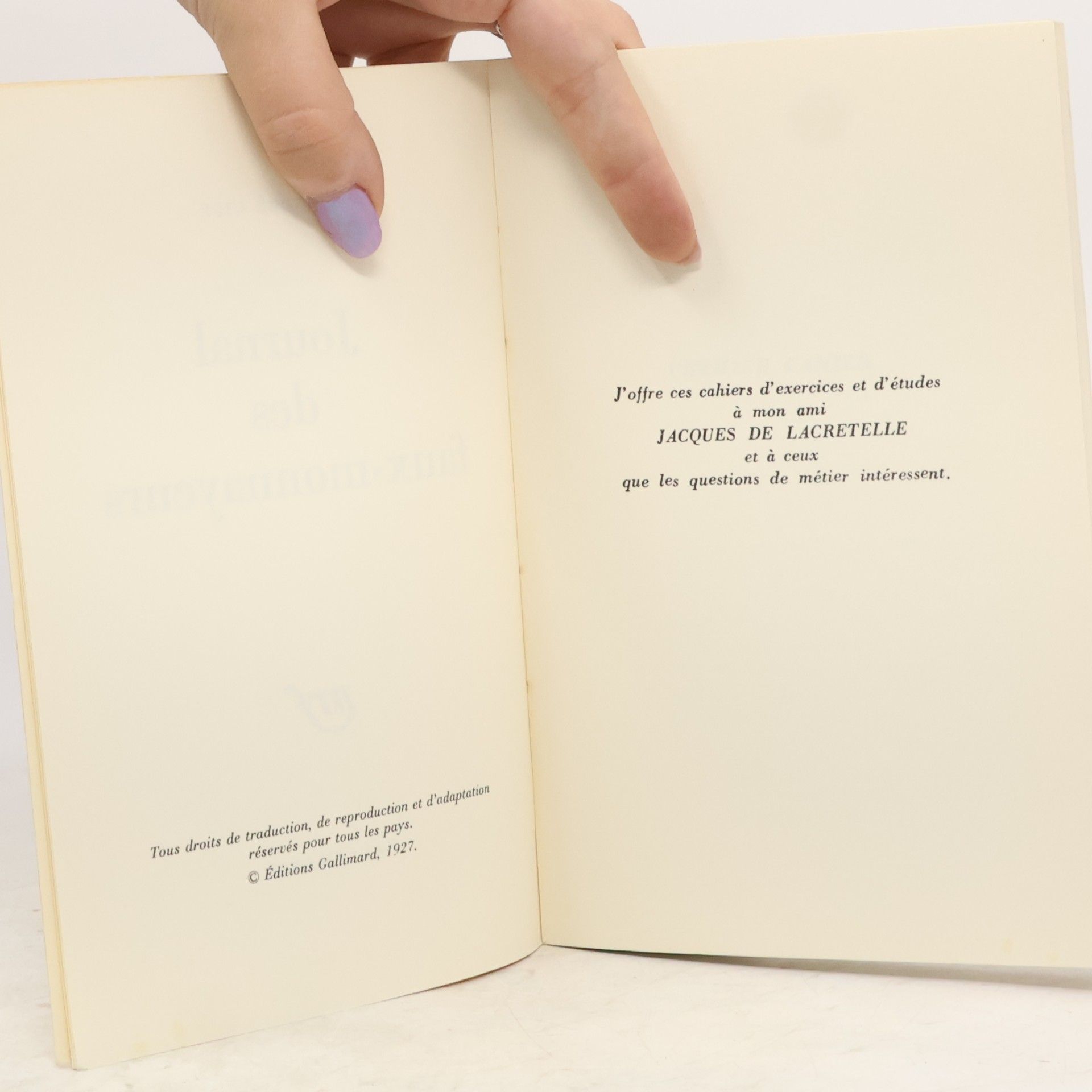 André Gide Journal des Faux-Monnayeurs