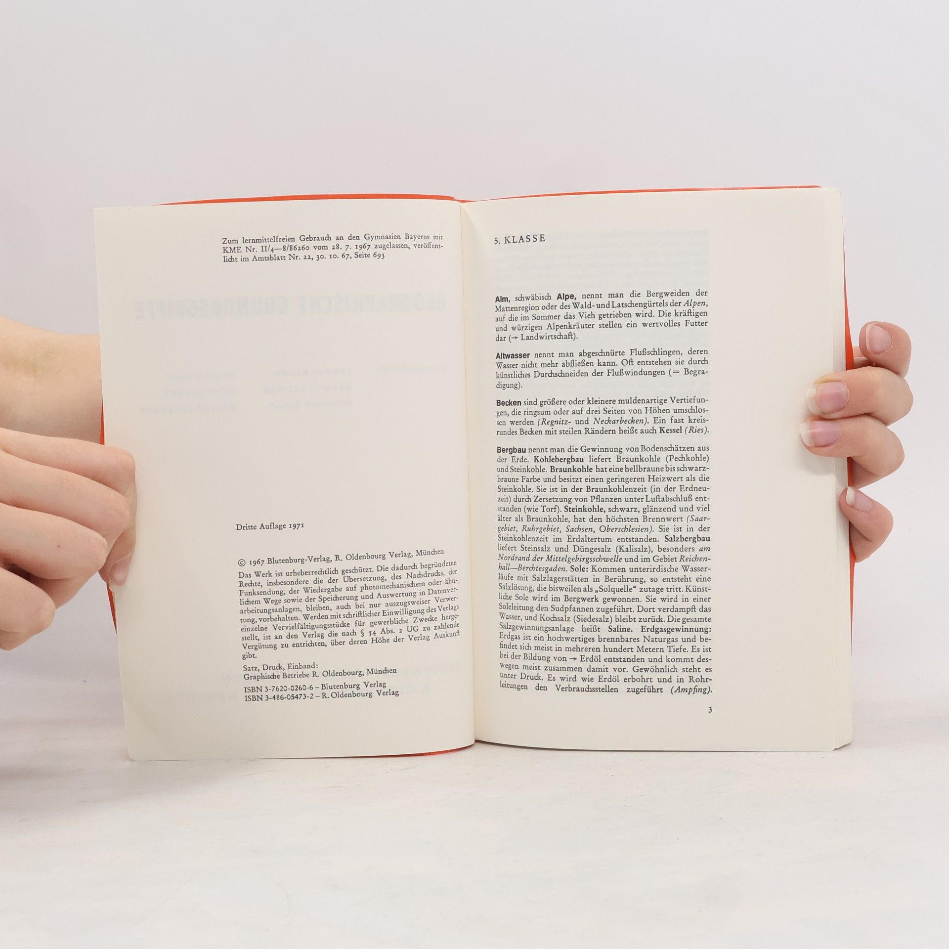 Collectif d'auteurs Geographische Grundbegriffe