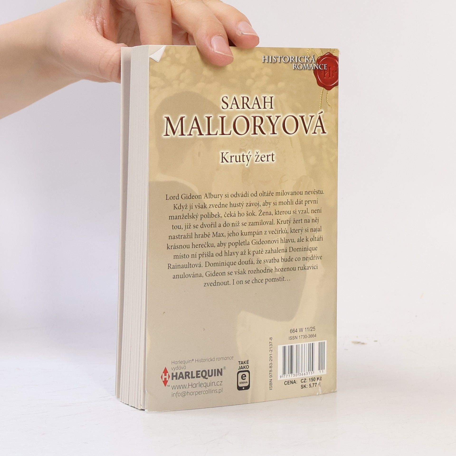 Sarah Mallory Krutý žert
