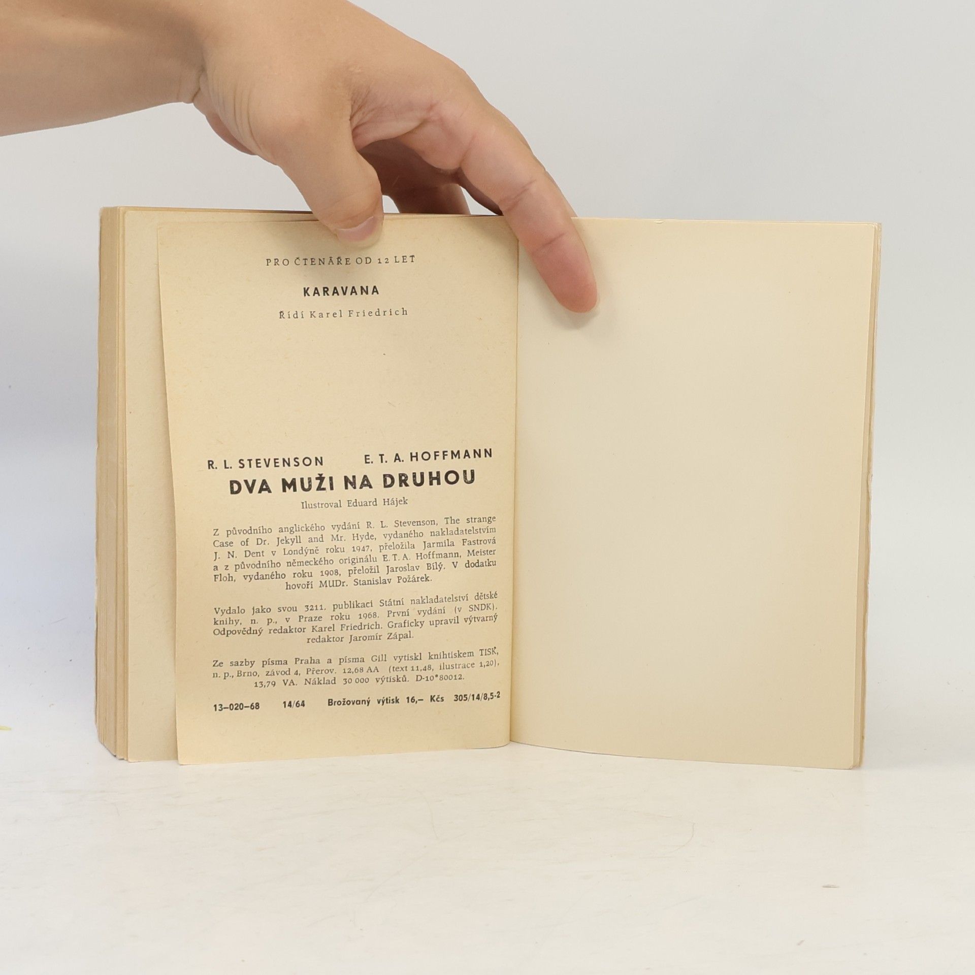Robert Louis Stevenson Dva muži na druhou