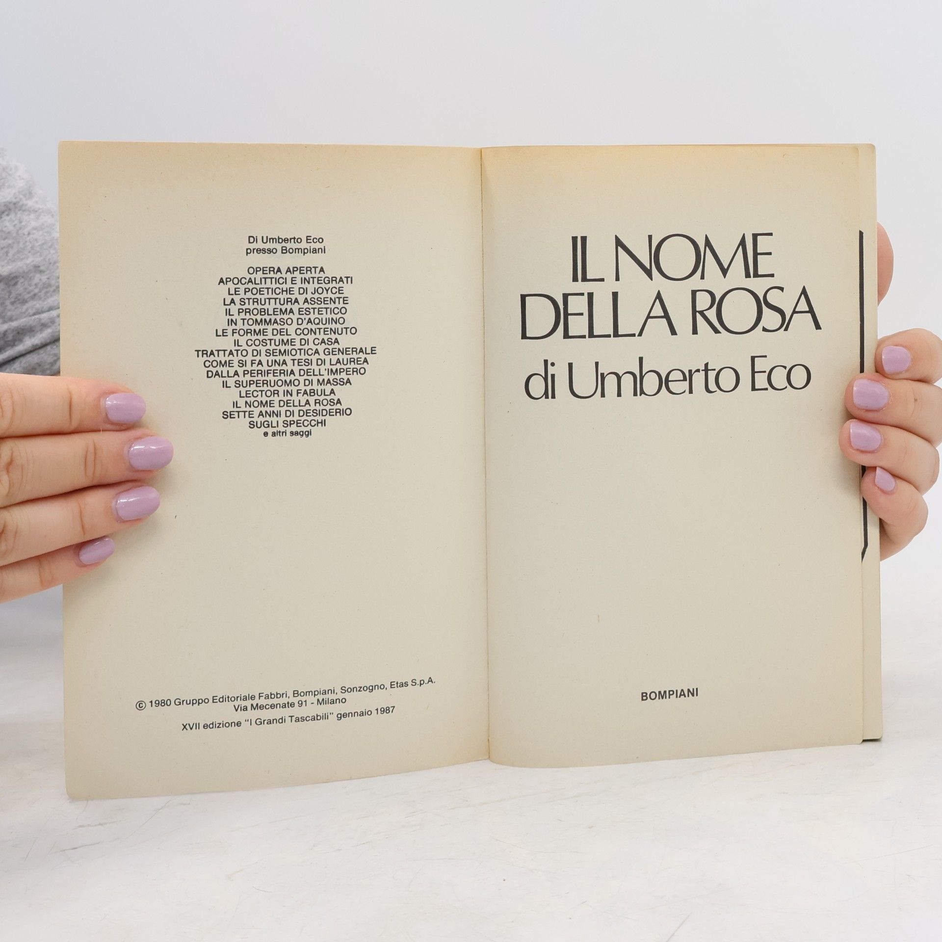 Umberto Eco Il nome della rosa