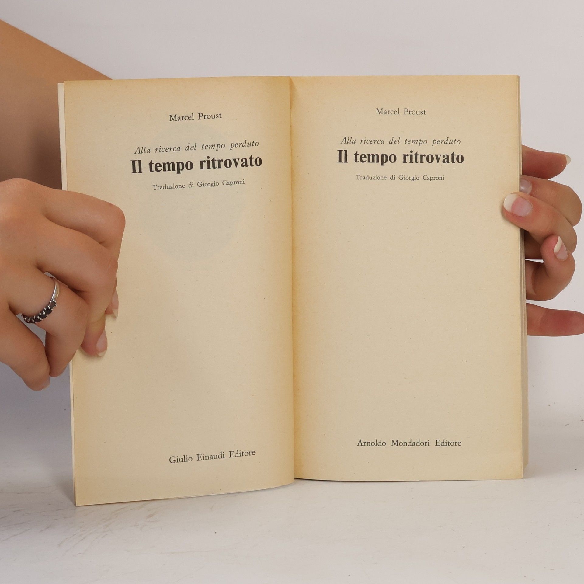 Marcel Proust Il tempo ritrovato